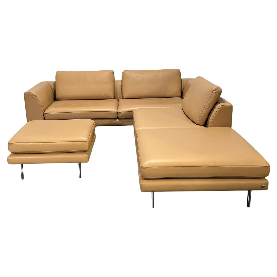 De Sede DS 570 Corner Sofa and Footstool en vente