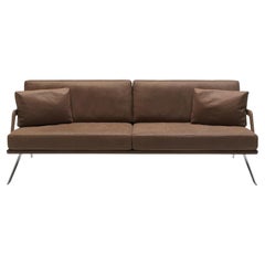De Sede DS-60/03 Sofa in Brown Leather Upholstery by Gordon Guillaumier