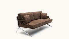 De Sede DS-60/23 Sofa in Brown Leather Upholstery by Gordon Guillaumier