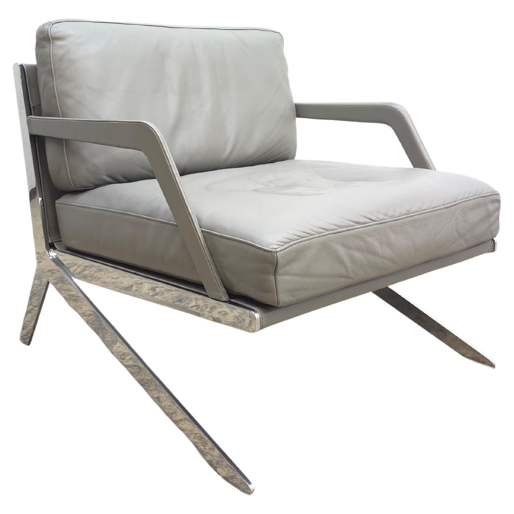 De Sede DS-60 Ledersessel Grau Designklassiker Blickfang