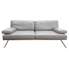 De Sede DS-60 Ledersofa Grau Designklassiker Blickfang