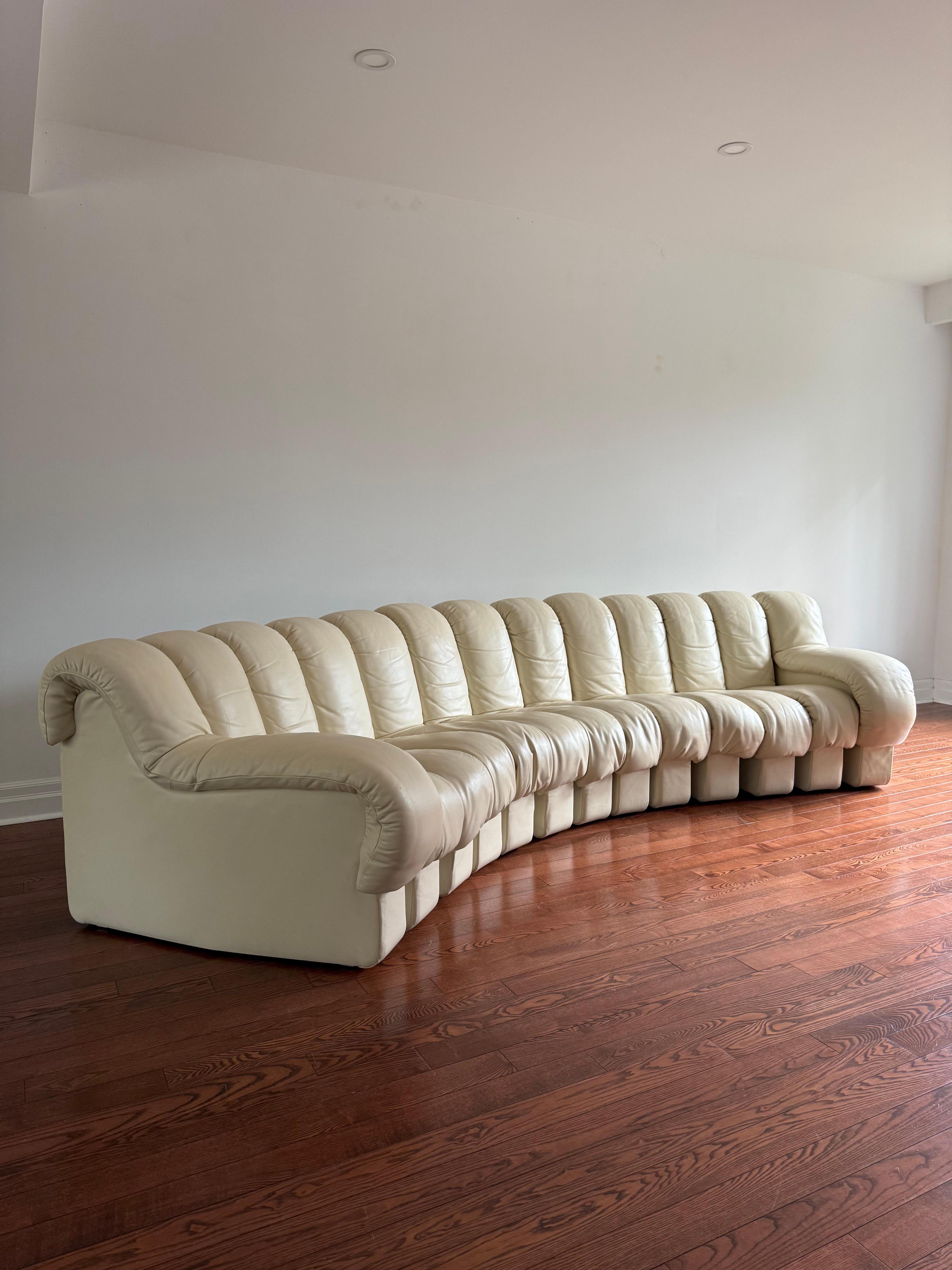 de Sede DS-600 13 Element ''Non Stop'' Sectional Sofa by Ueli Berger, Eleanora P For Sale 5