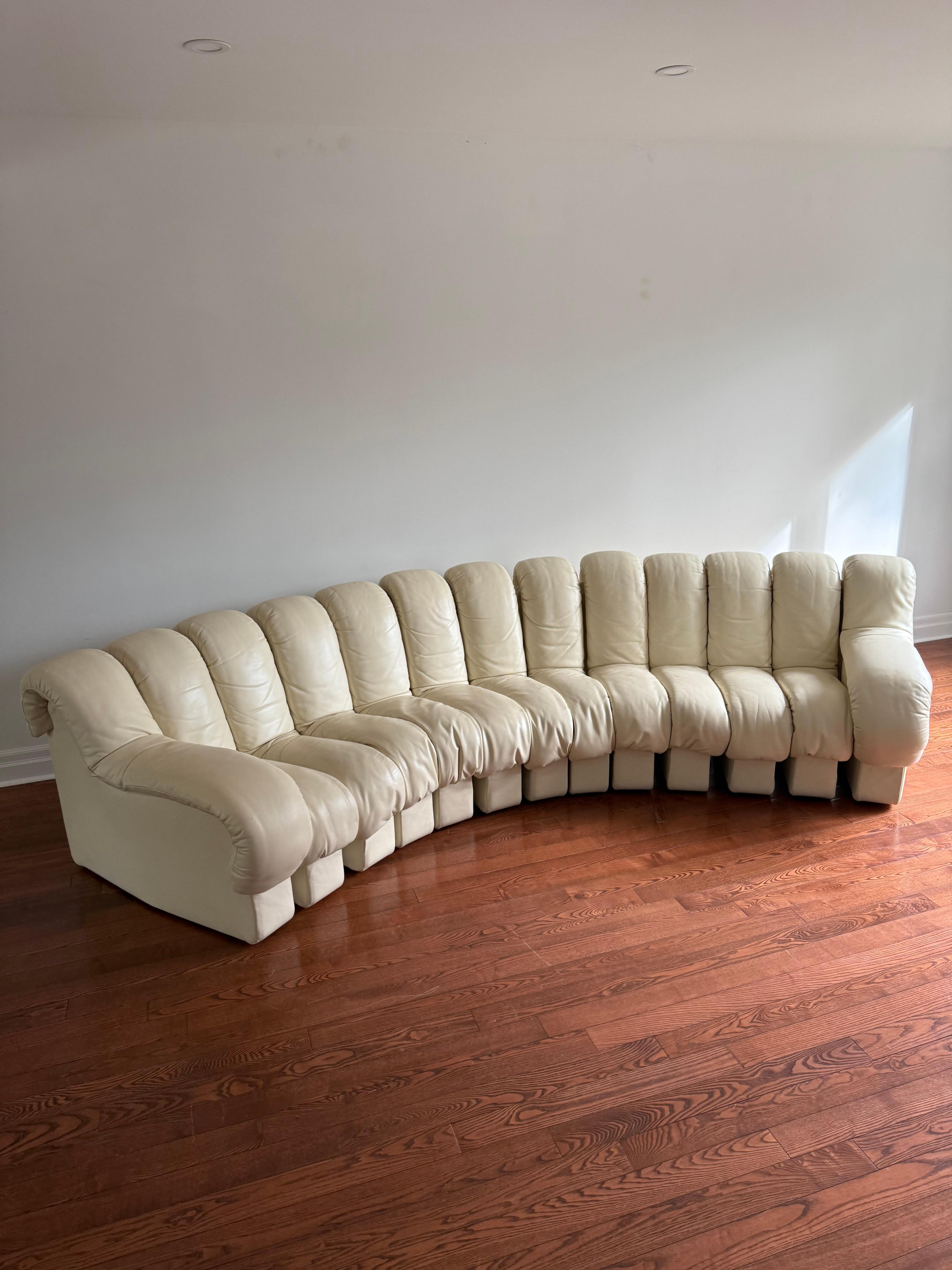 de Sede DS-600 13 Element ''Non Stop'' Sectional Sofa by Ueli Berger, Eleanora P For Sale 6