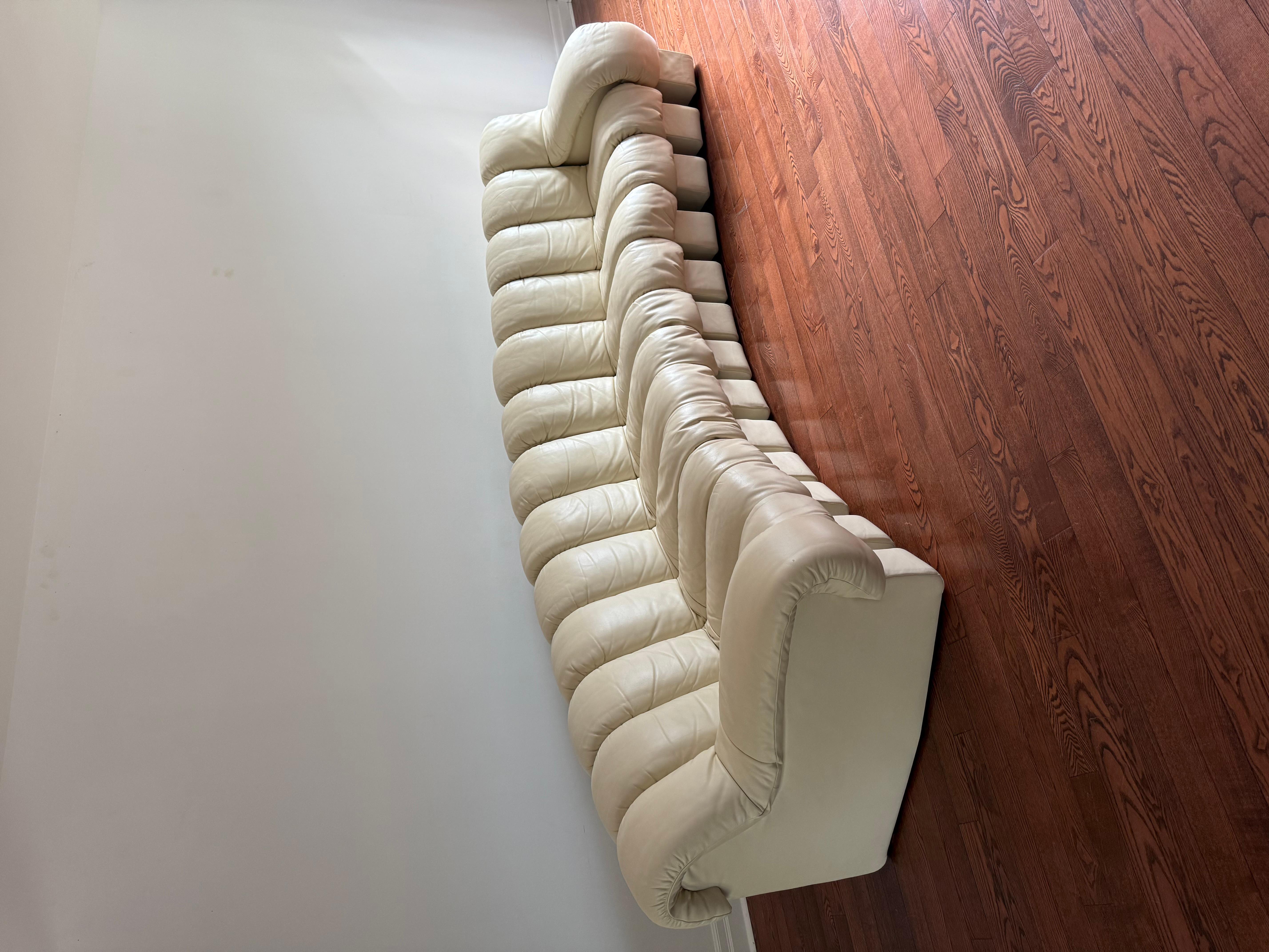 de Sede DS-600 13 Element ''Non Stop'' Sectional Sofa by Ueli Berger, Eleanora P For Sale 7