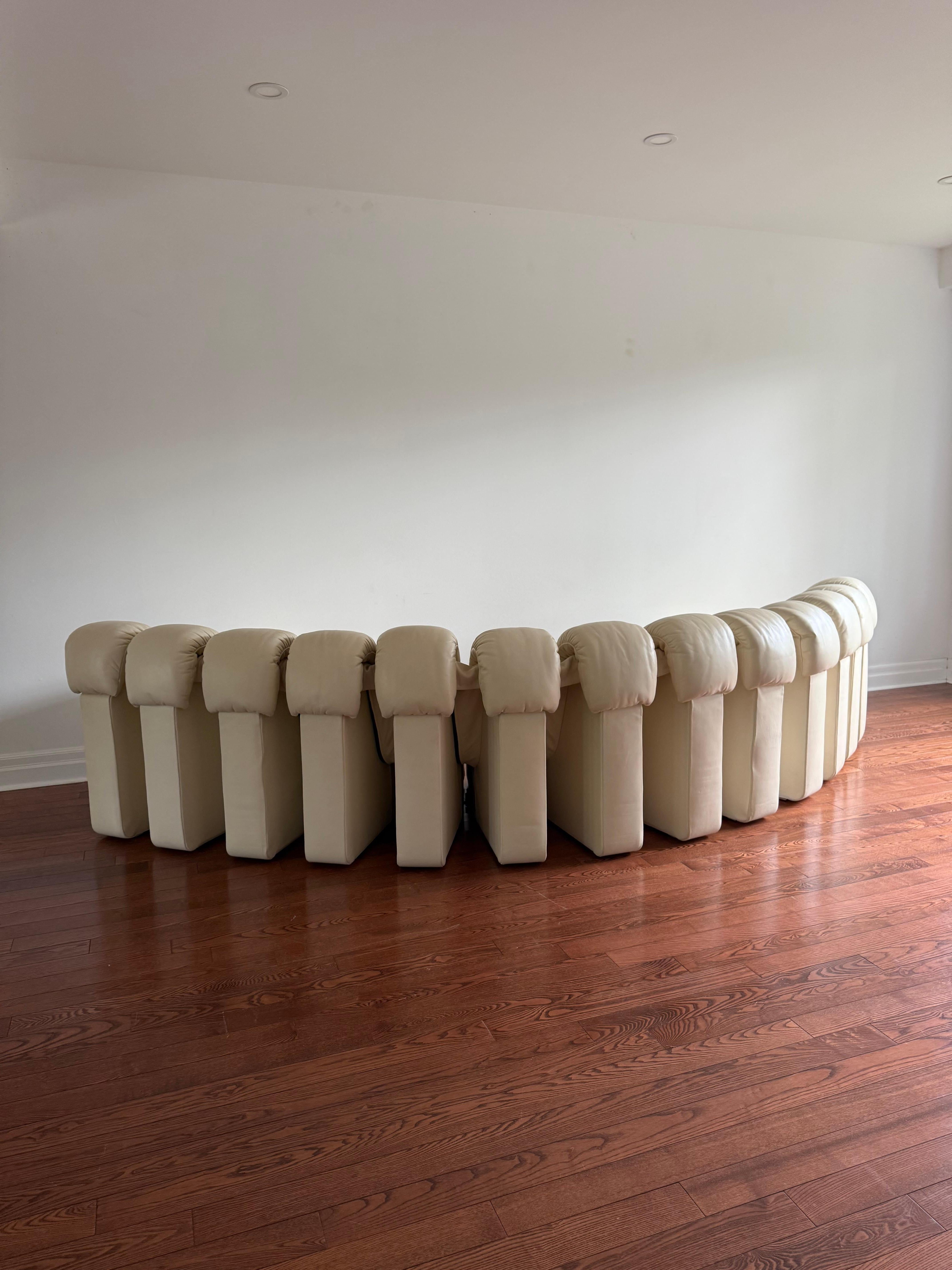 de Sede DS-600 13 Element ''Non Stop'' Sectional Sofa by Ueli Berger, Eleanora P In Good Condition For Sale In Oakville, CA