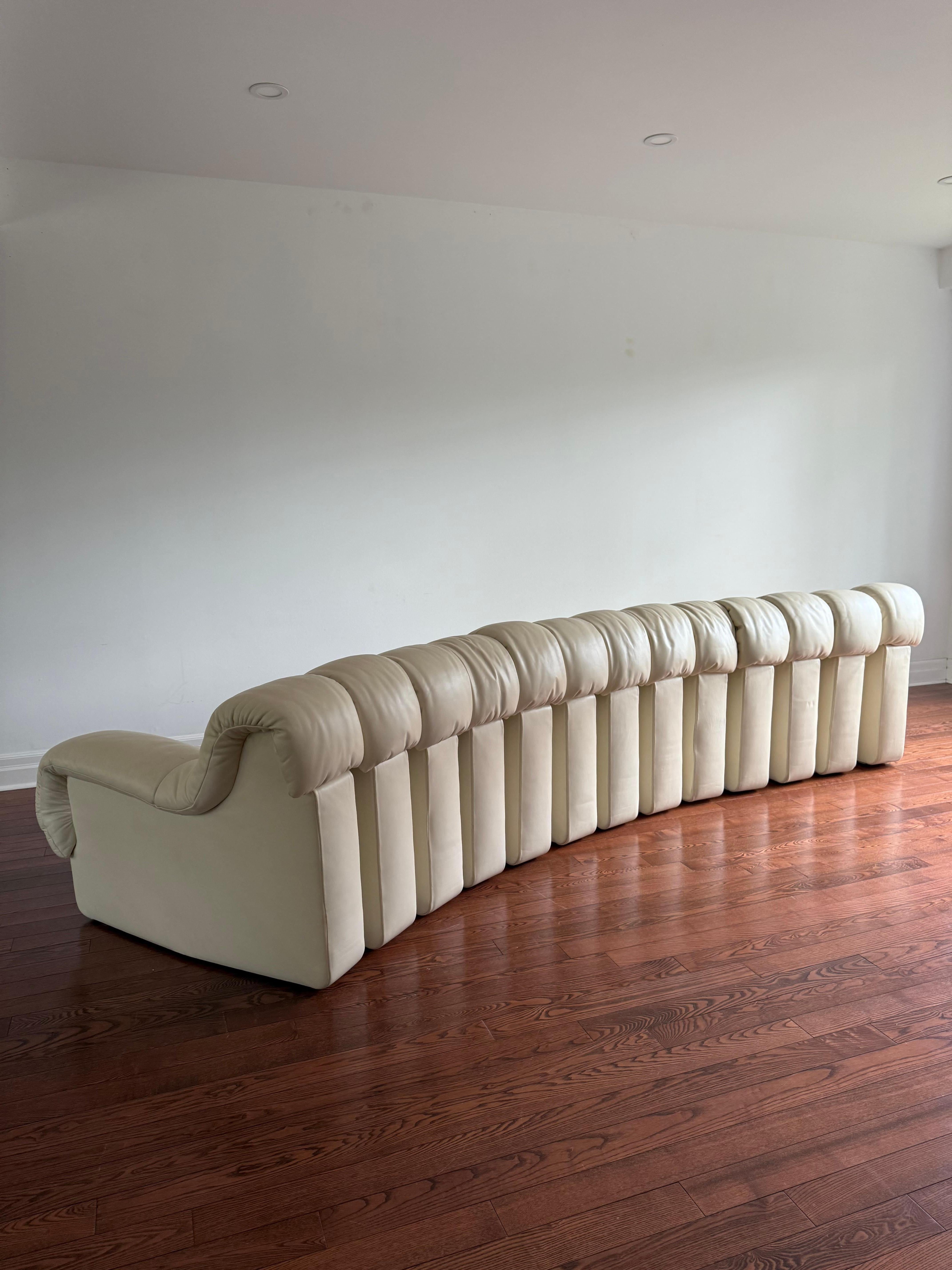Late 20th Century de Sede DS-600 13 Element ''Non Stop'' Sectional Sofa by Ueli Berger, Eleanora P For Sale