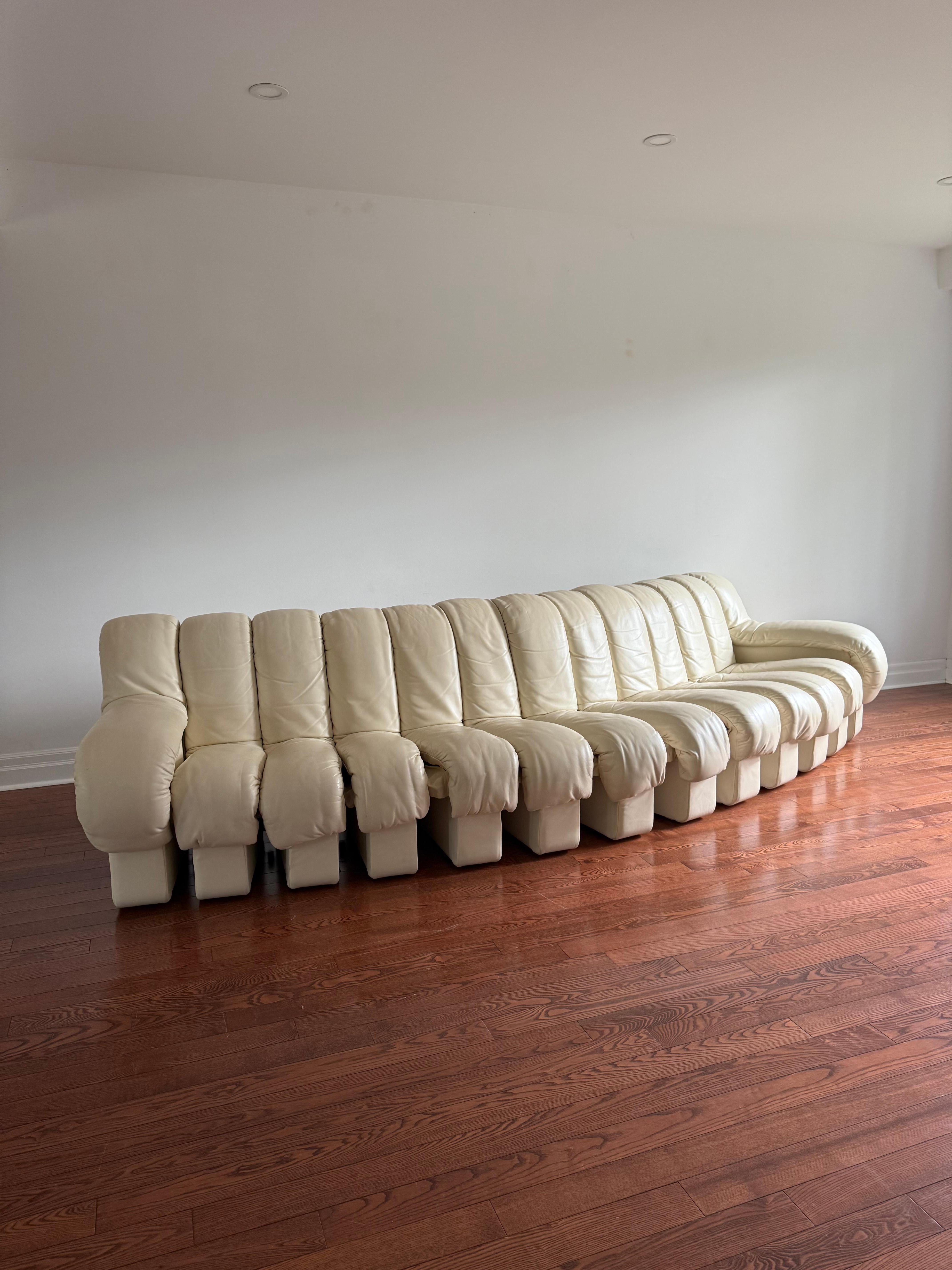 de Sede DS-600 13 Element ''Non Stop'' Sectional Sofa by Ueli Berger, Eleanora P For Sale 1