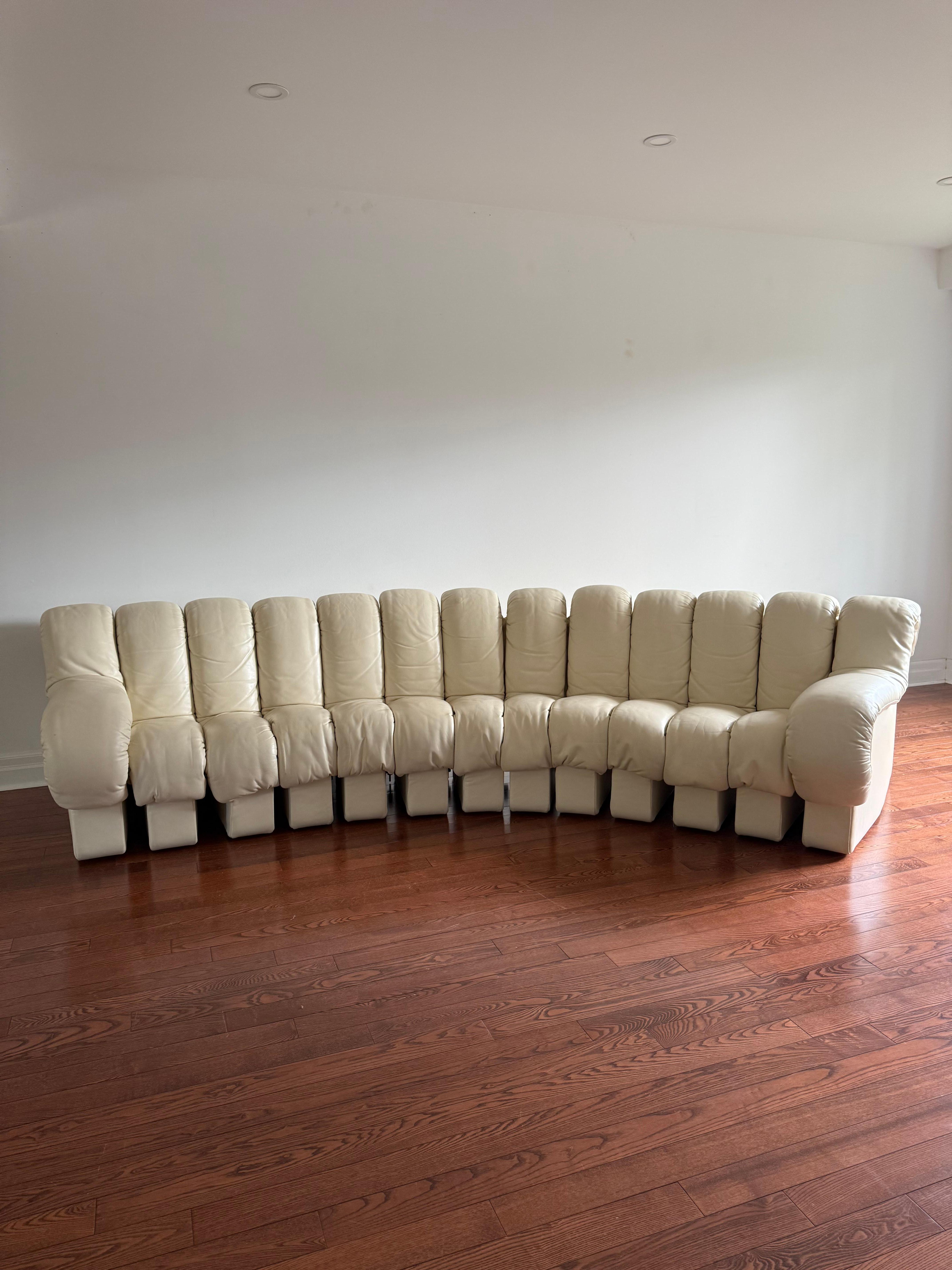 de Sede DS-600 13 Element ''Non Stop'' Sectional Sofa by Ueli Berger, Eleanora P For Sale 2