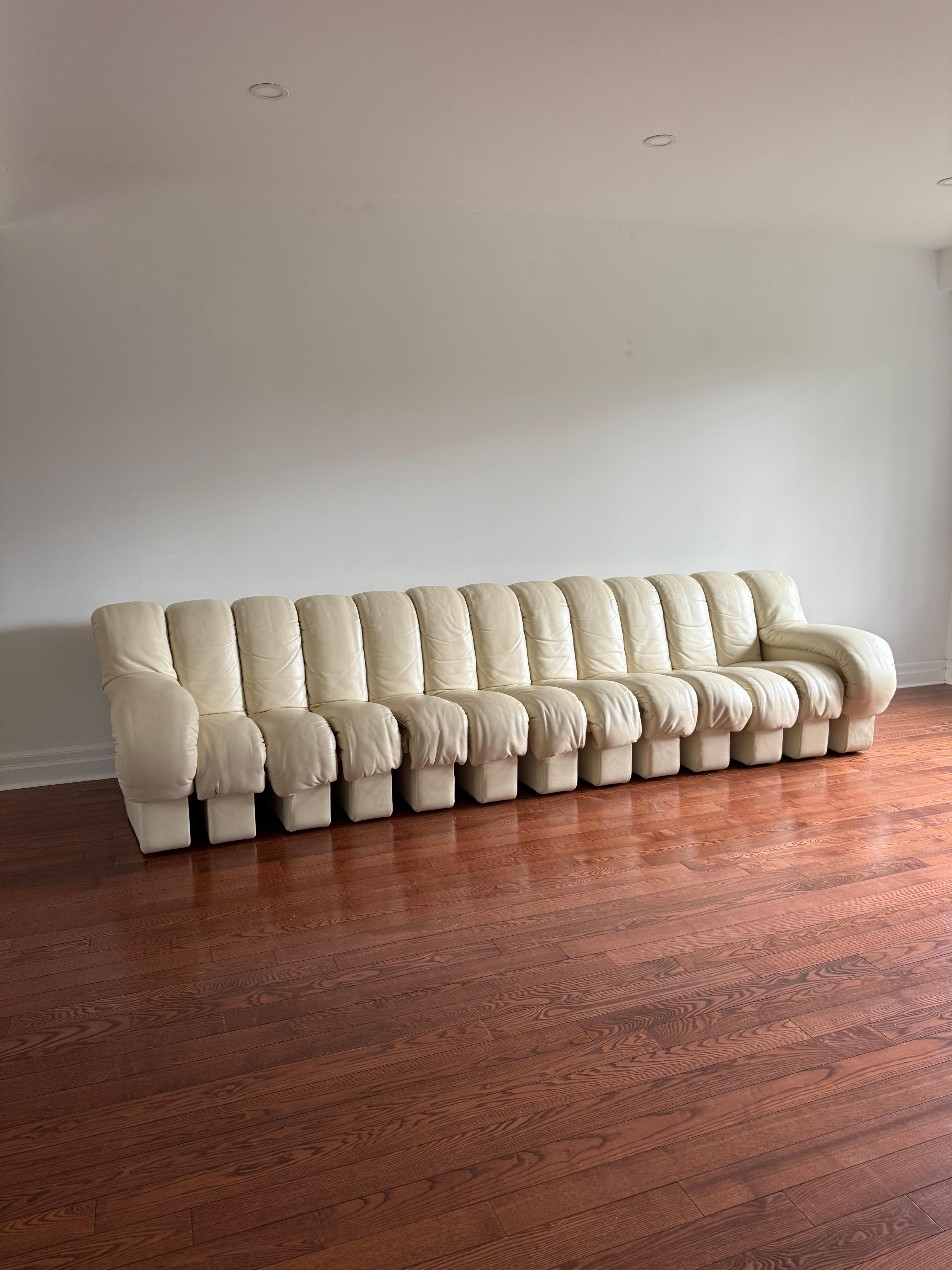 de Sede DS-600 13 Element ''Non Stop'' Sectional Sofa by Ueli Berger, Eleanora P For Sale 3