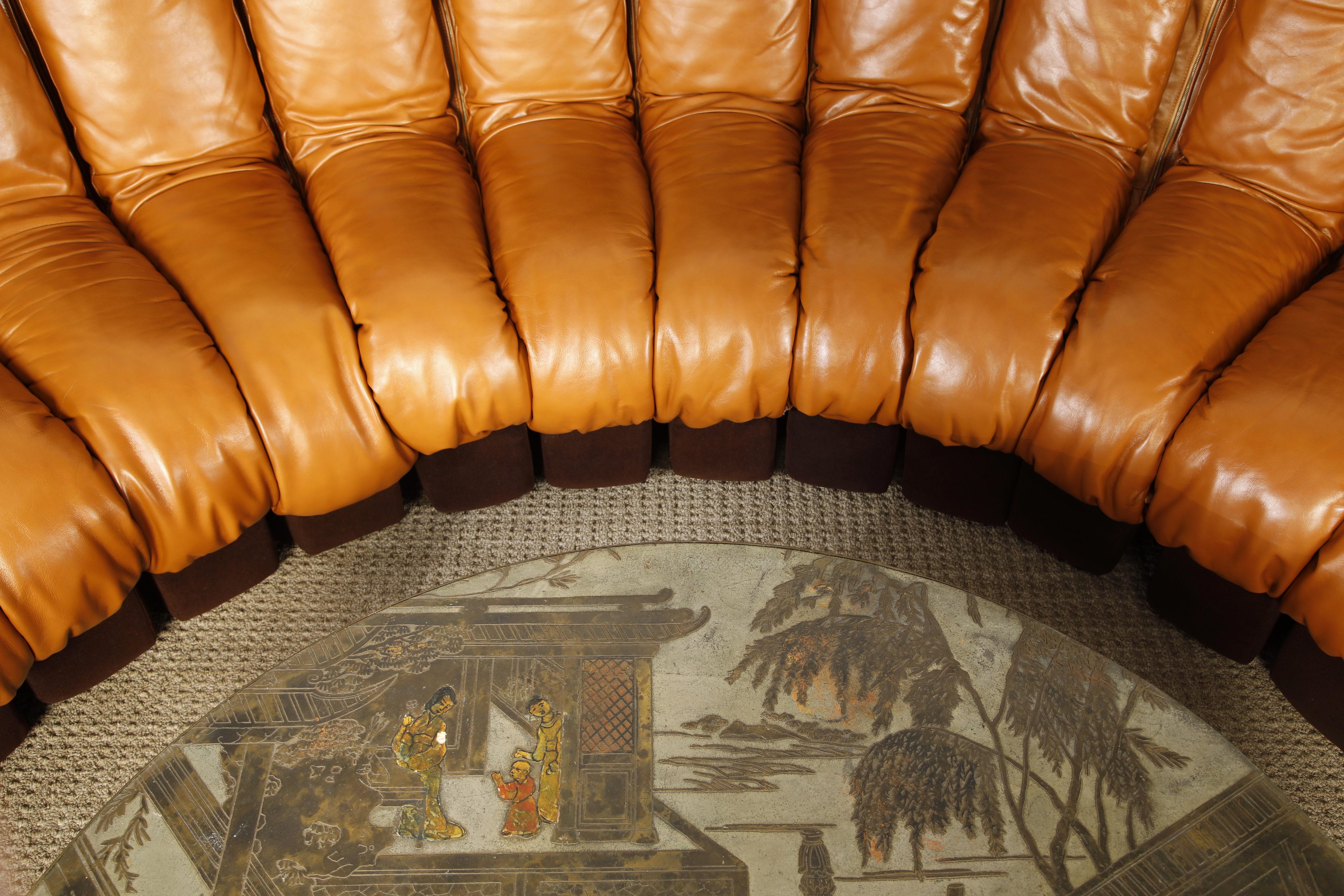 De Sede DS-600 'Non-Stop Sectional Sofa' in Cognac Leather, 22 Elements, Signed 4