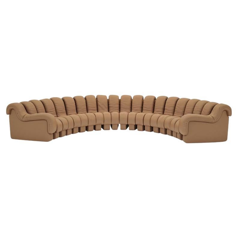 De Sede DS-600 “Non-stop” Shape Modular Sofa in Adjustable Elements For Sale