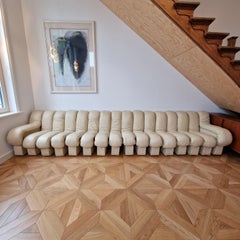 De Sede Ds-600 "Non Stop" Snake Modular Sofa in Full Leather