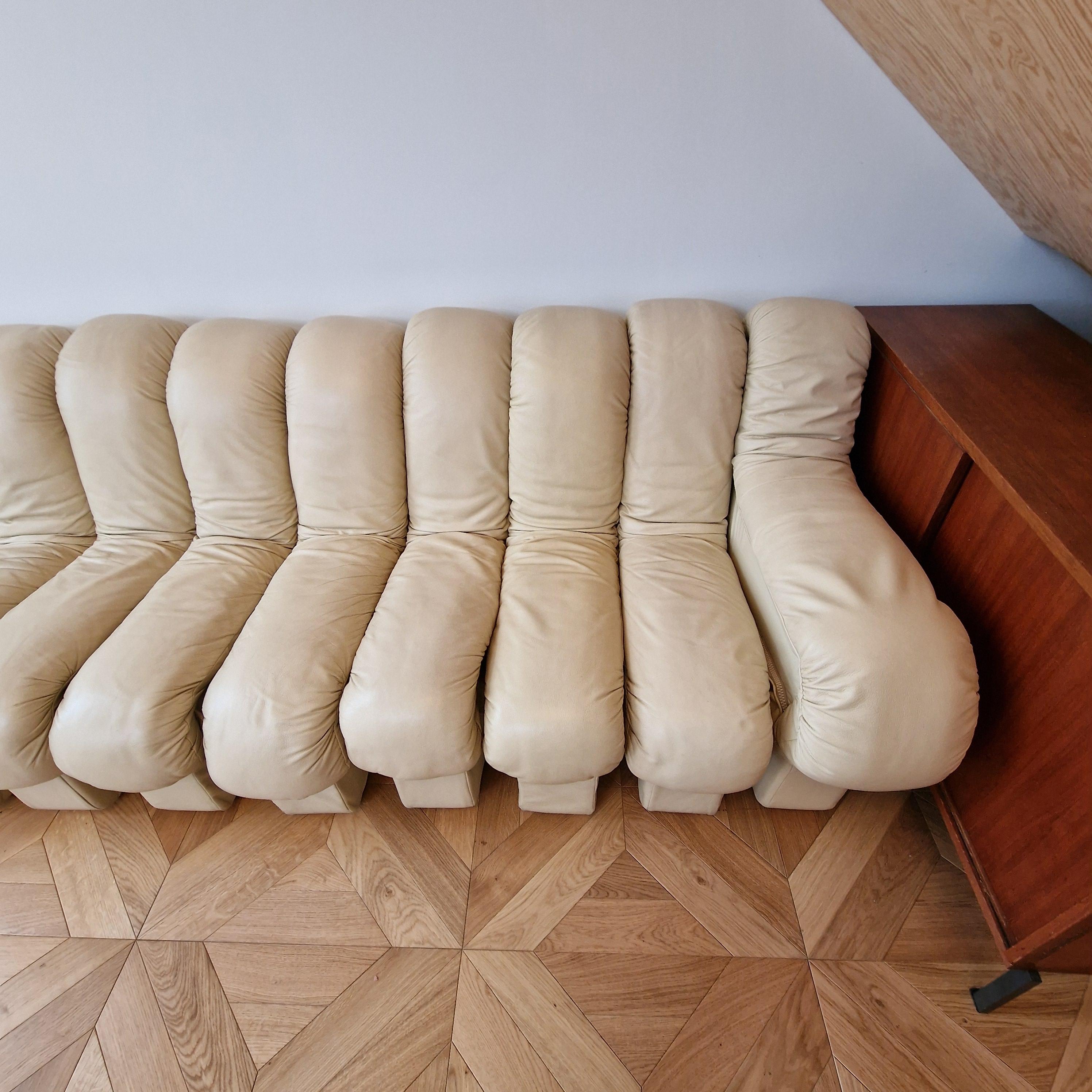 De Sede Ds-600 Sofá modular serpiente 