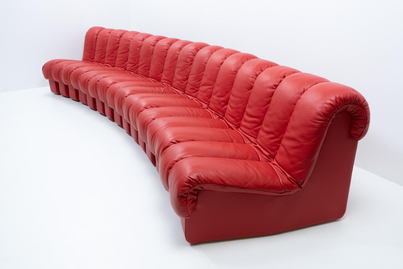 Swiss De Sede DS-600 “Non- Stop” Sofa (16 segments) For Sale