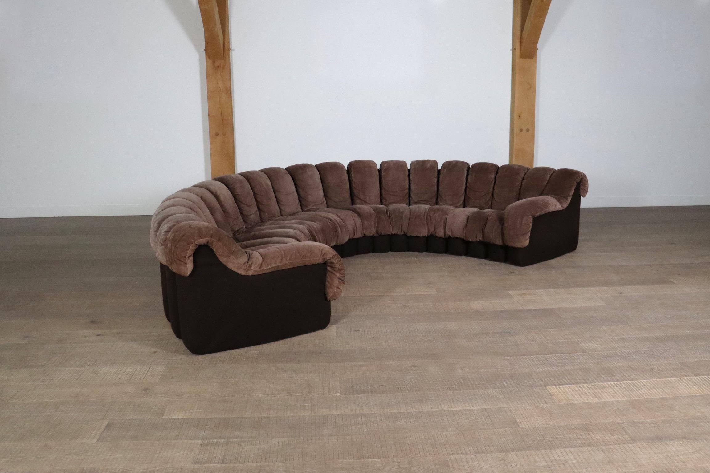 Feutre Sofa De Sede DS 600 par Heinz Ulrich, Ueli Berger, 1970