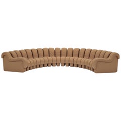 De Sede DS-600 “Non-stop” Shape Modular Sofa in Adjustable Elements