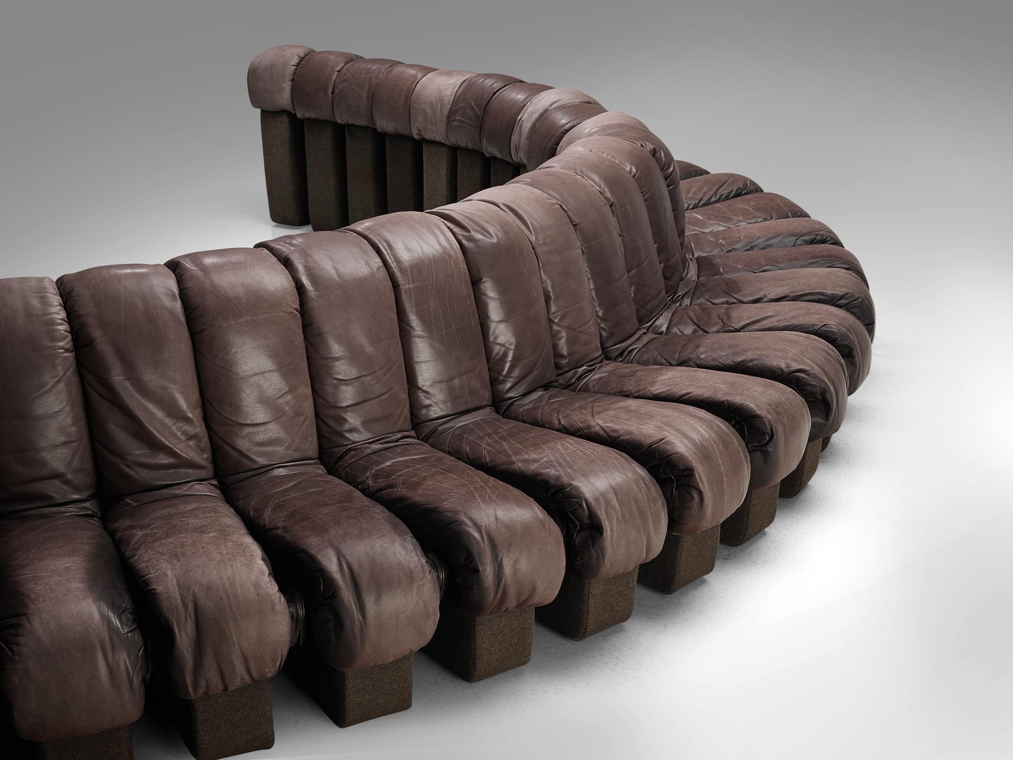 De Sede DS-600 Sofa in Brown Leather 1