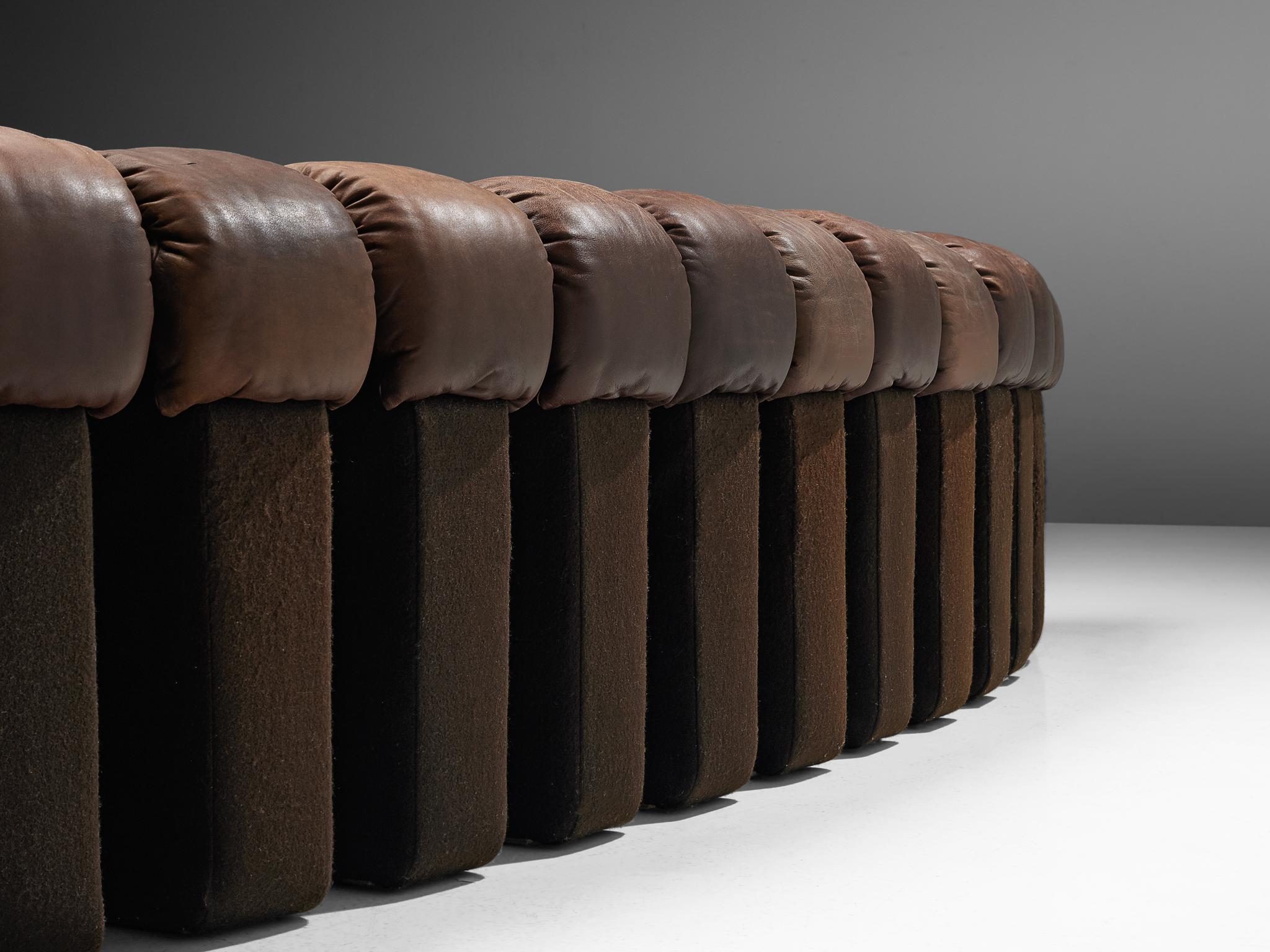 De Sede DS-600 Sofa in Brown Leather 4