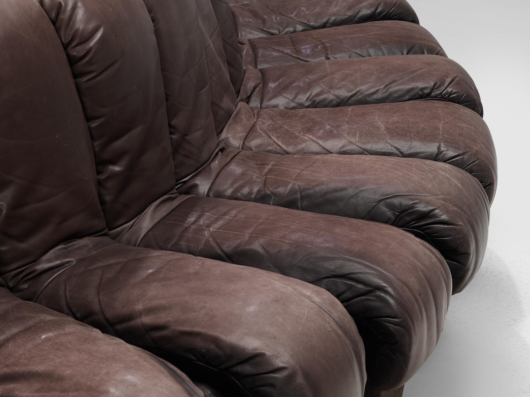 De Sede DS-600 Sofa in Brown Leather 3