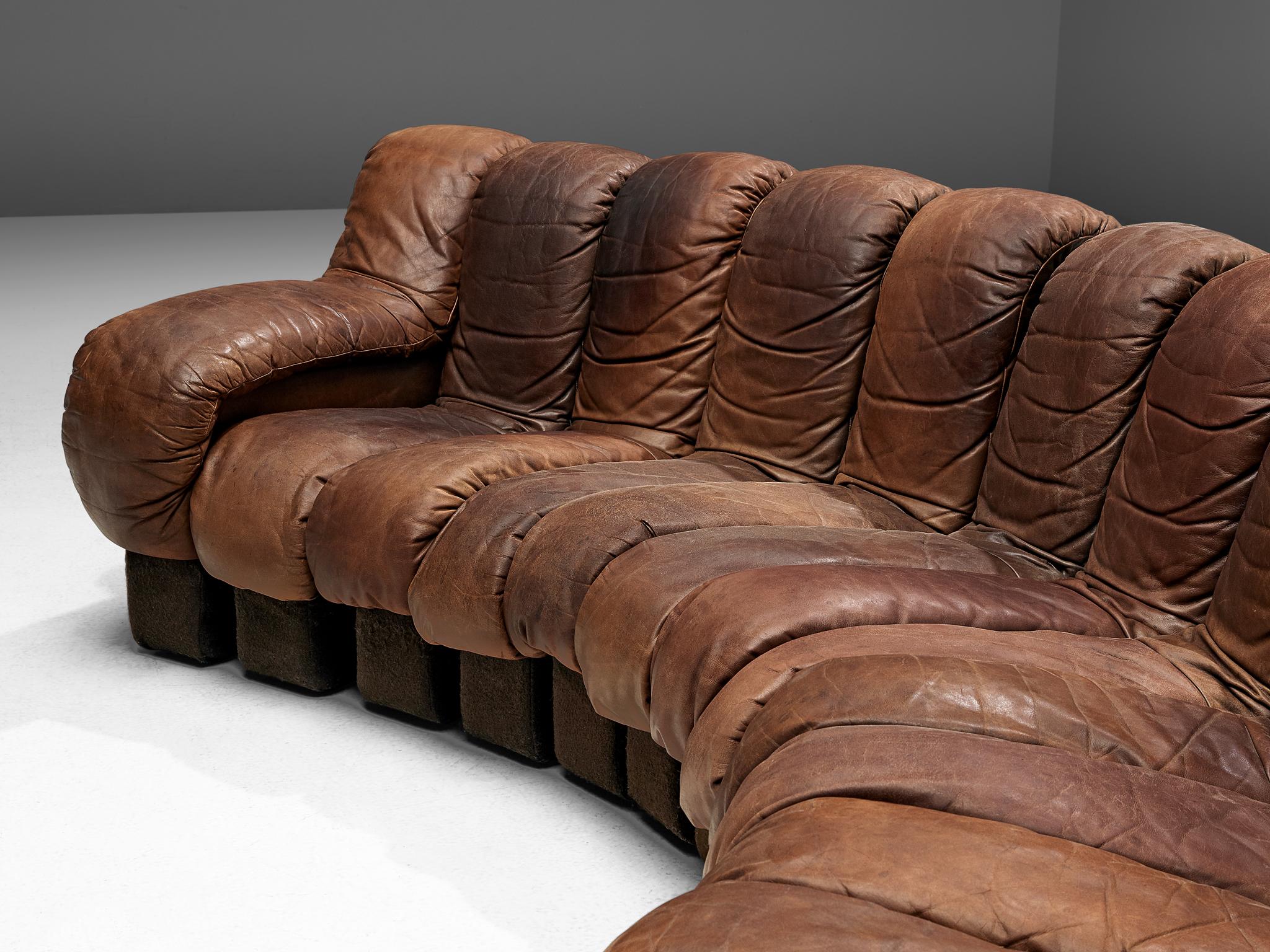 De Sede DS-600 Sofa in Brown Leather 3