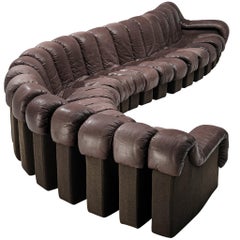De Sede DS-600 Sofa in Brown Leather