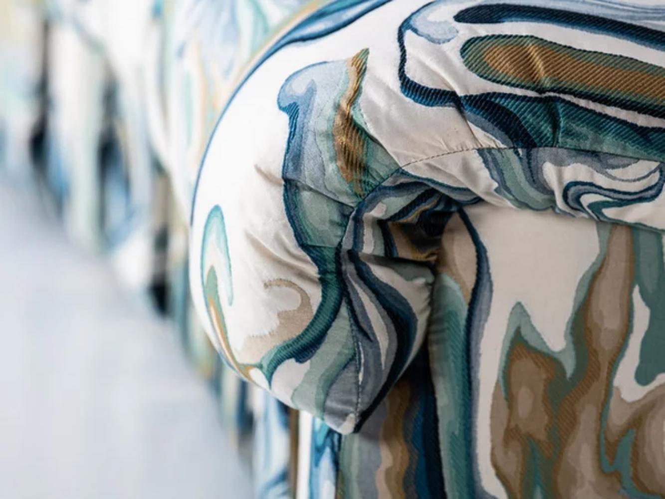 Tissu d'ameublement Canapé modulaire De Sede Ds-602 tapissé d'un siège et d'un dossier en tissu en vente