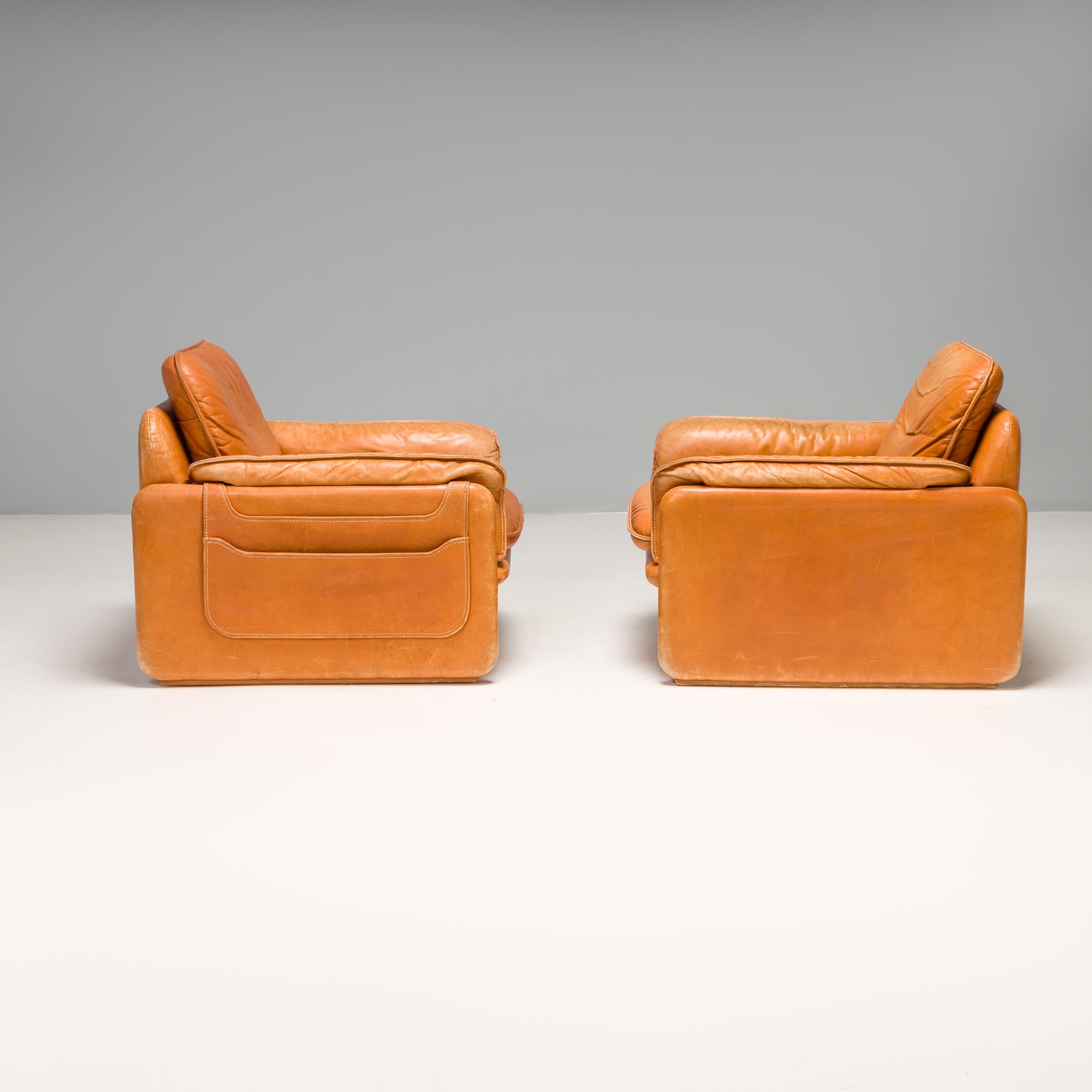 Late 20th Century De Sede DS-61 Cognac Leather Armchair, 1970s