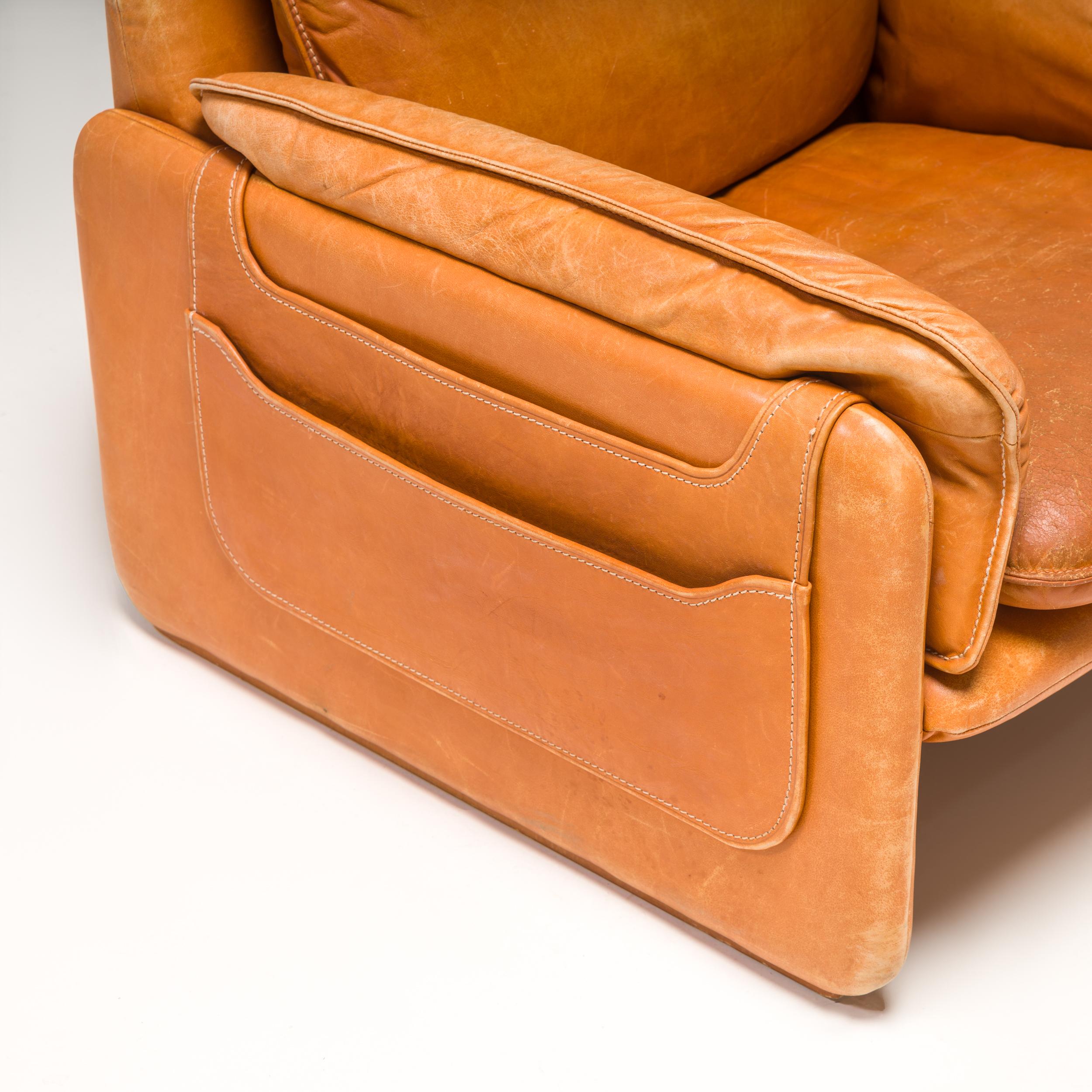 De Sede DS-61 Cognac Leather Armchair, 1970s 3