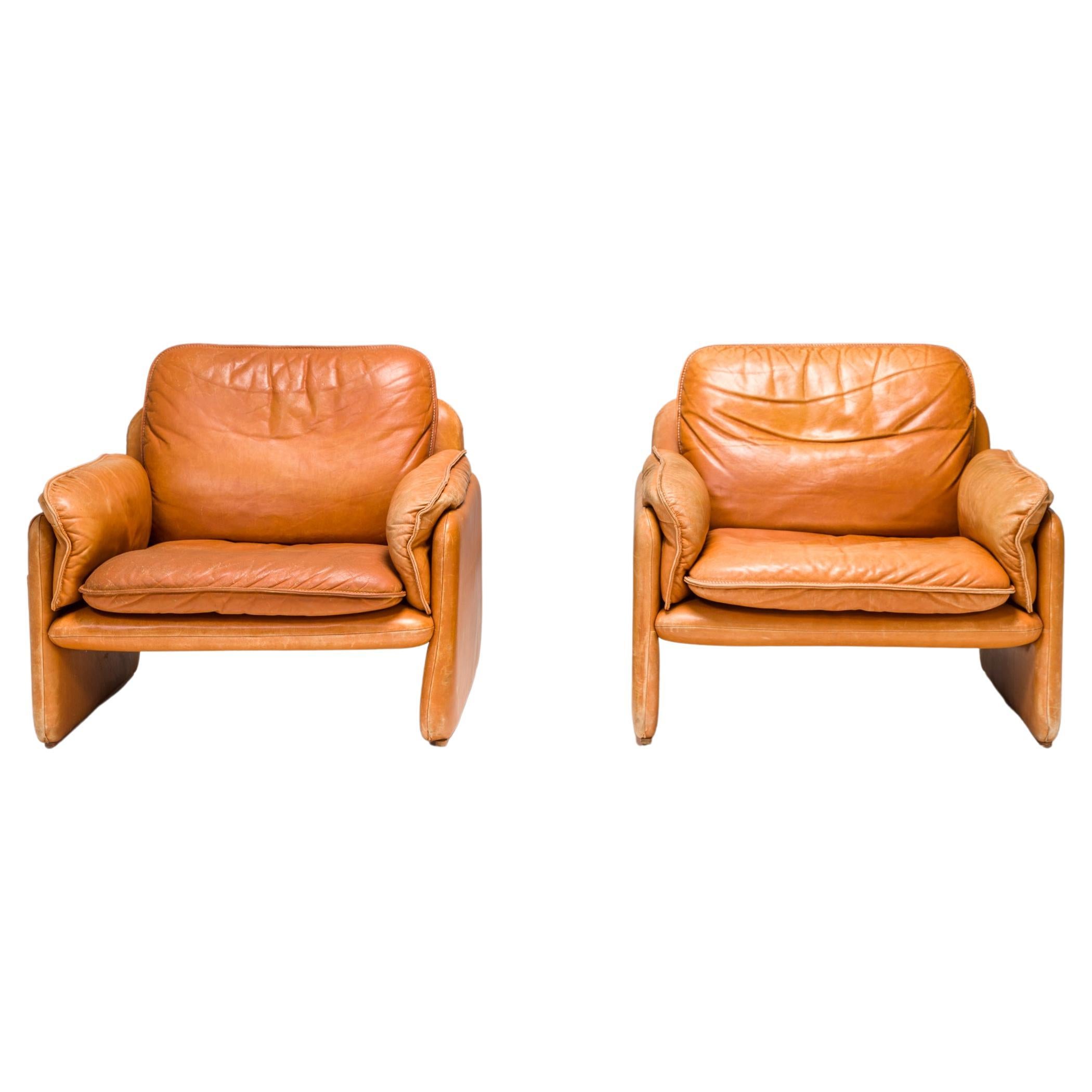 De Sede DS-61 Cognac Leather Armchair, 1970s