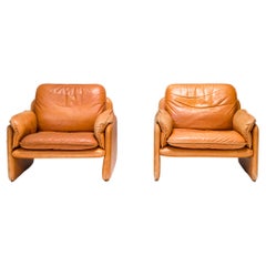 De Sede DS-61 Cognac Leather Armchair, 1970s