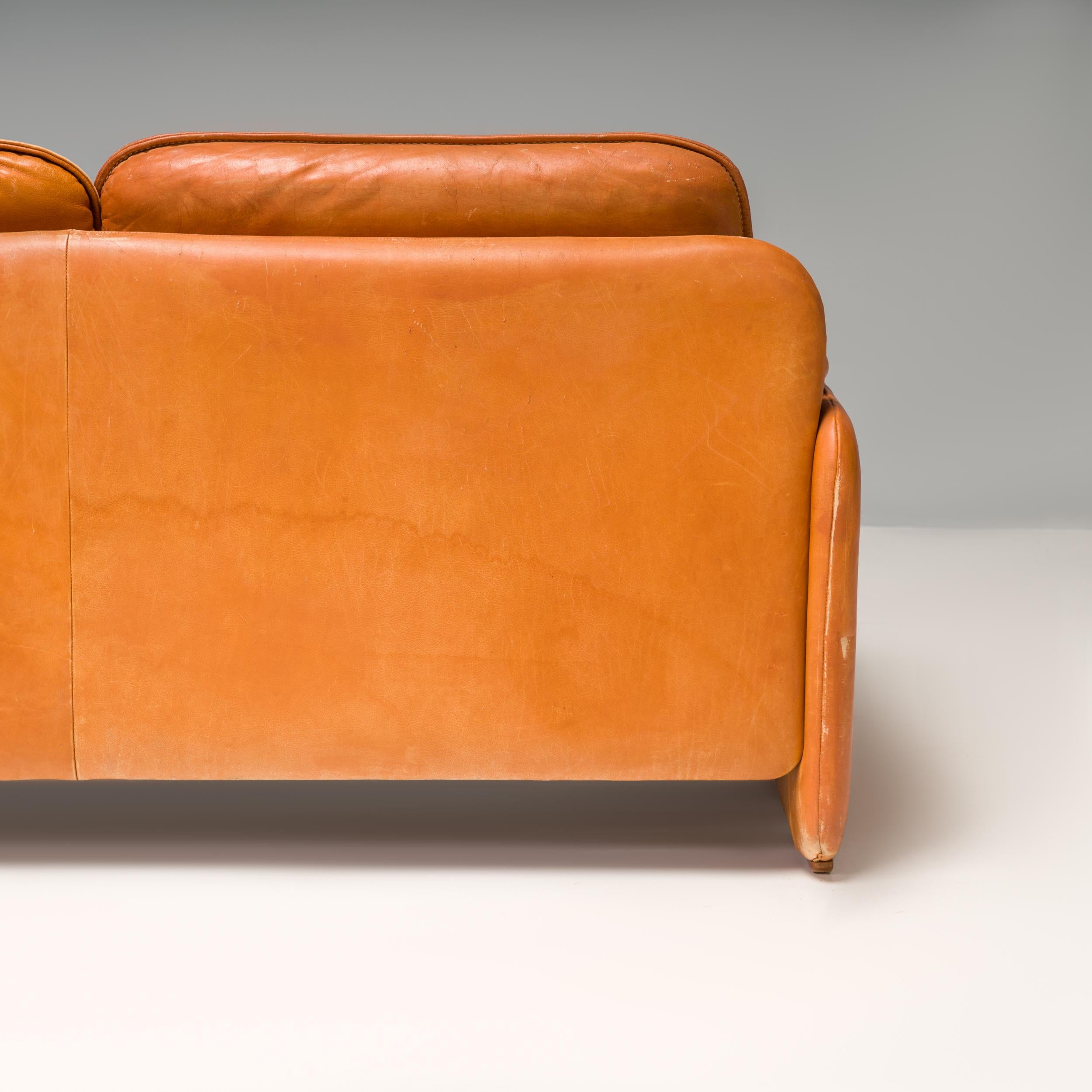 De Sede DS-61 Cognac Leather Sofa, 1970s 1