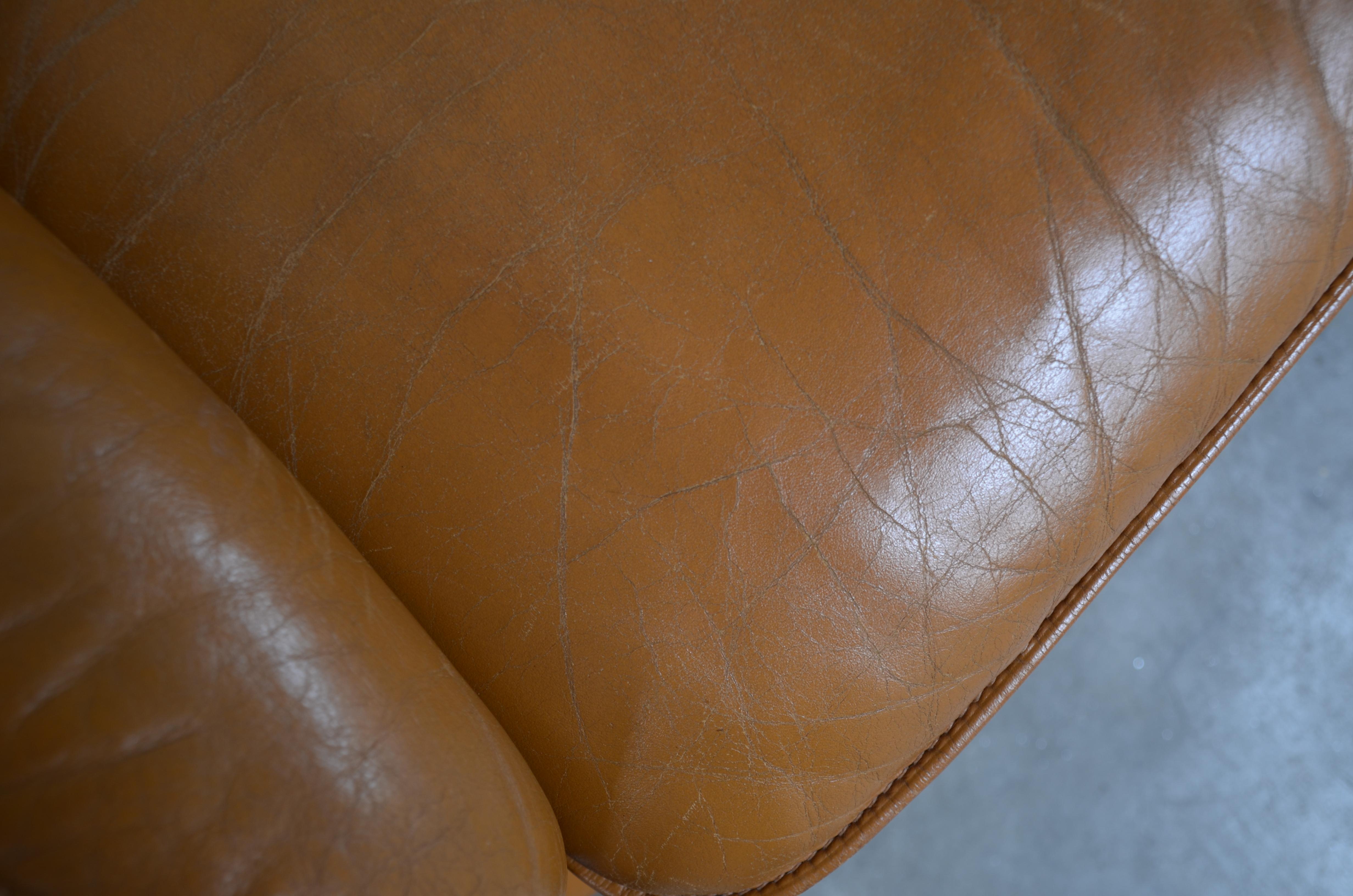 De Sede DS 61 Leather Sofa Cognac 8
