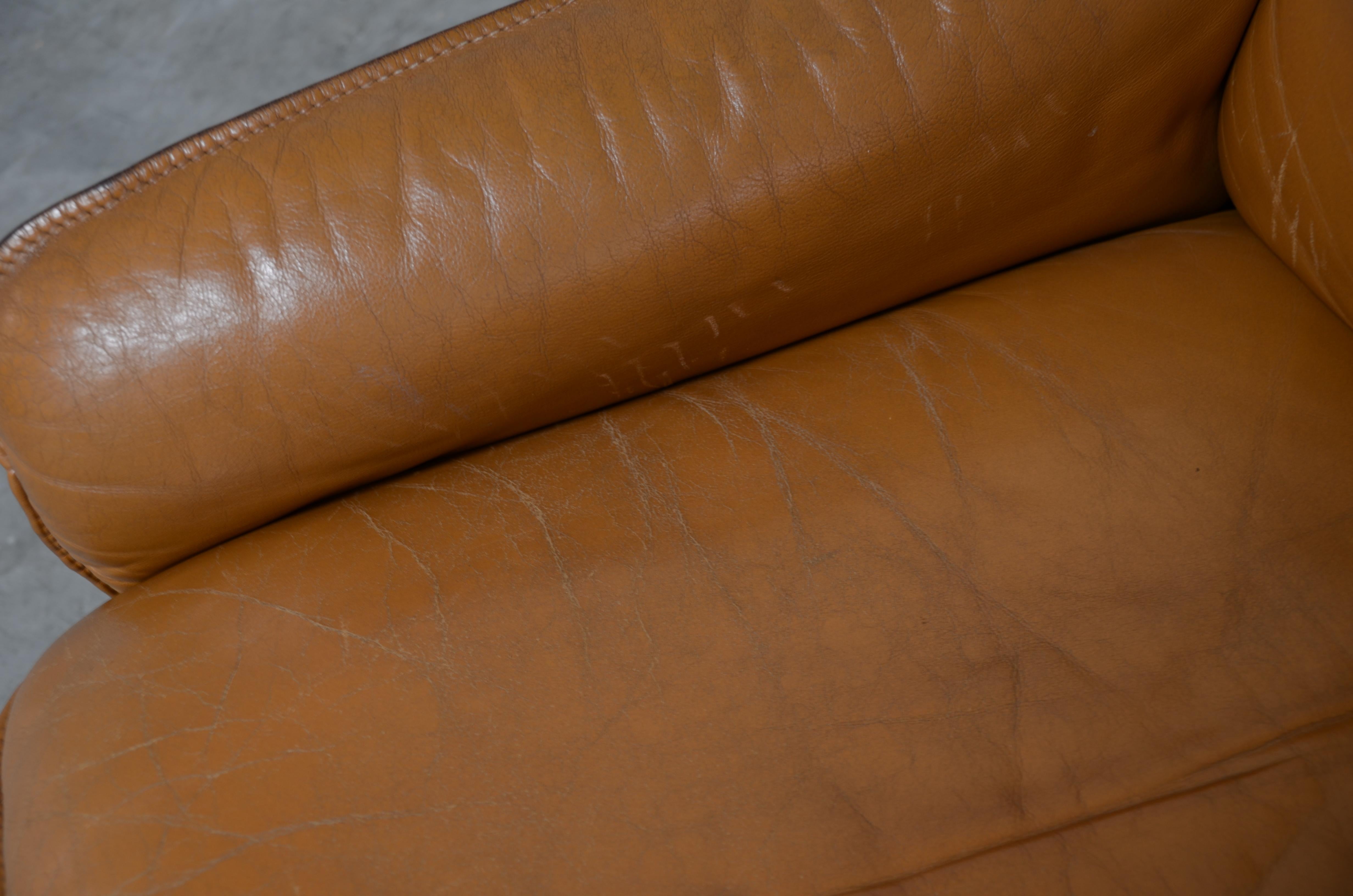 De Sede DS 61 Leather Sofa Cognac 2