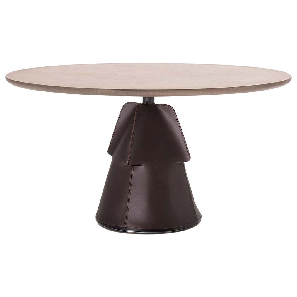 De Sede DS 615/93A Large Dining Table in Metal Brass Top by Mario Ferrarini