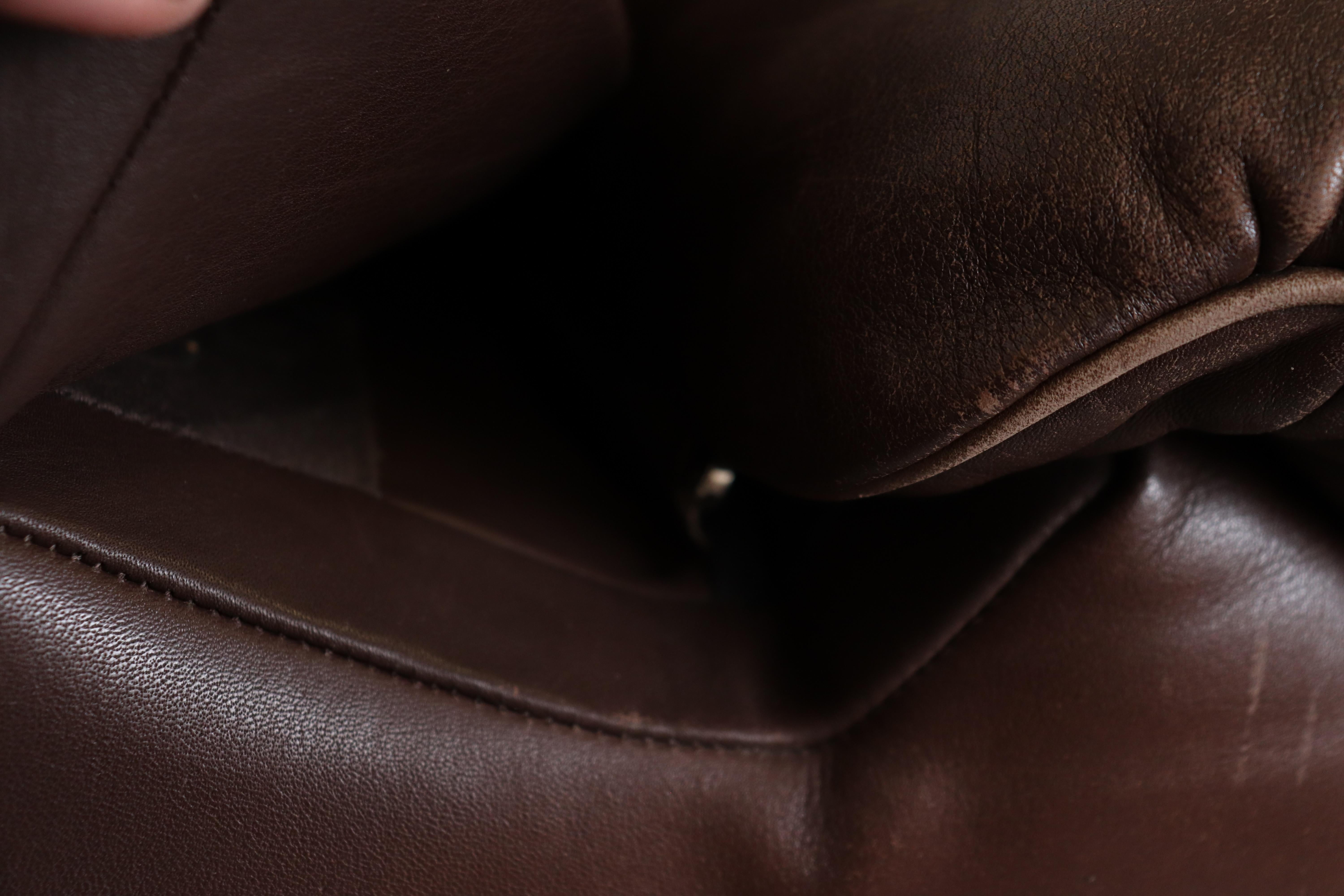 De Sede DS 66 Brown Leather Love Seat Sofa 9
