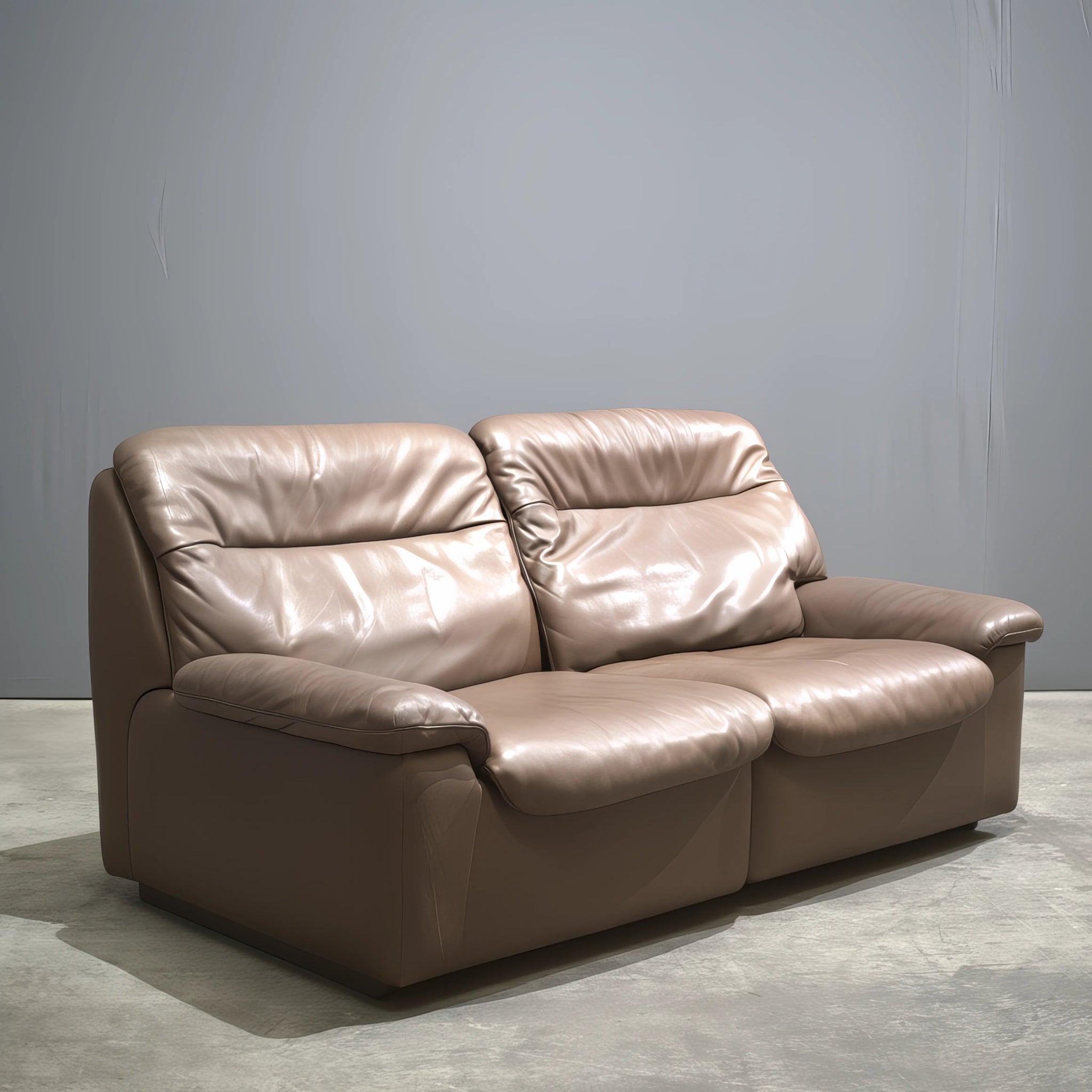 Suisse De Sede DS-66  Canapé en cuir Brown en vente
