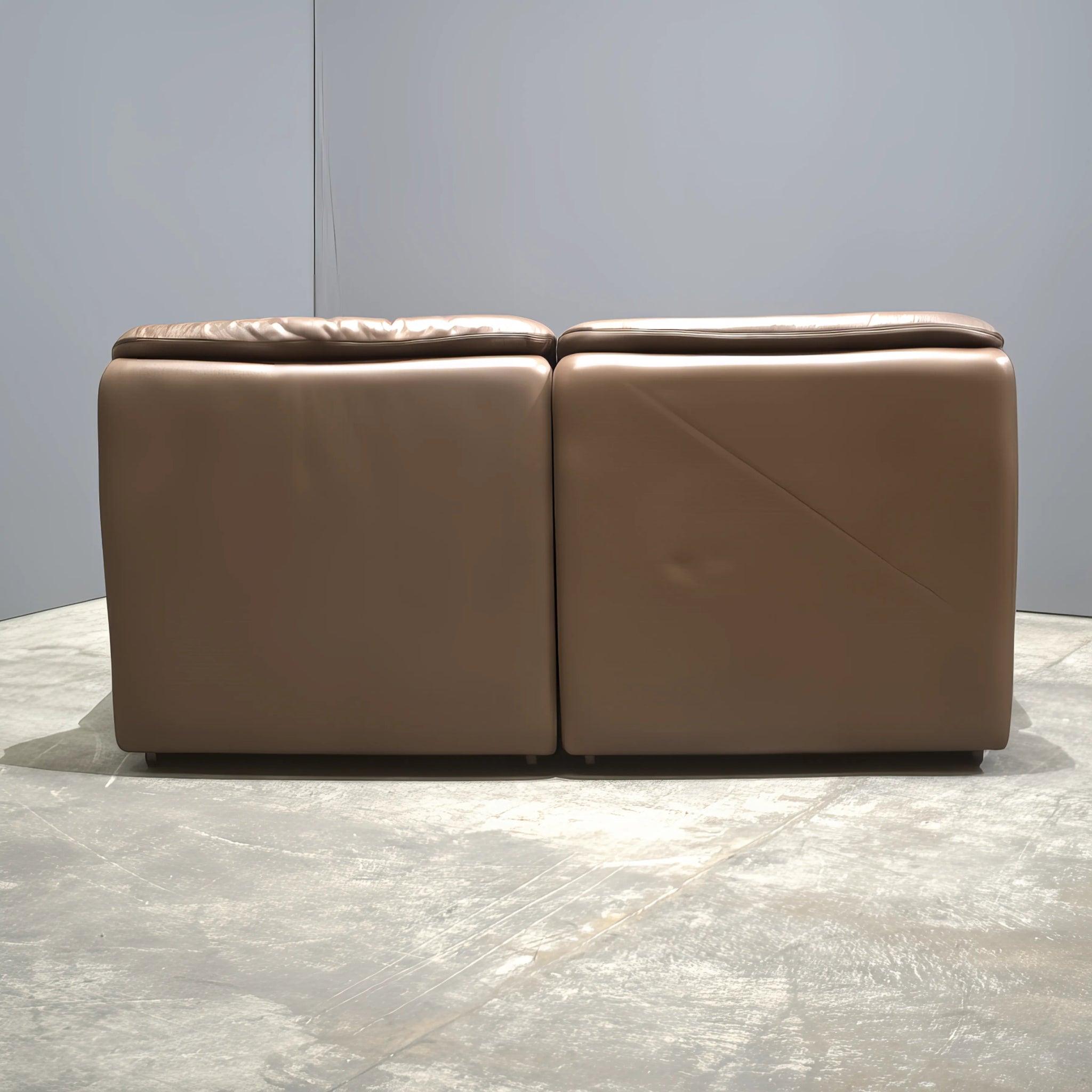 De Sede DS-66  Canapé en cuir Brown Bon état - En vente à Basildon, London