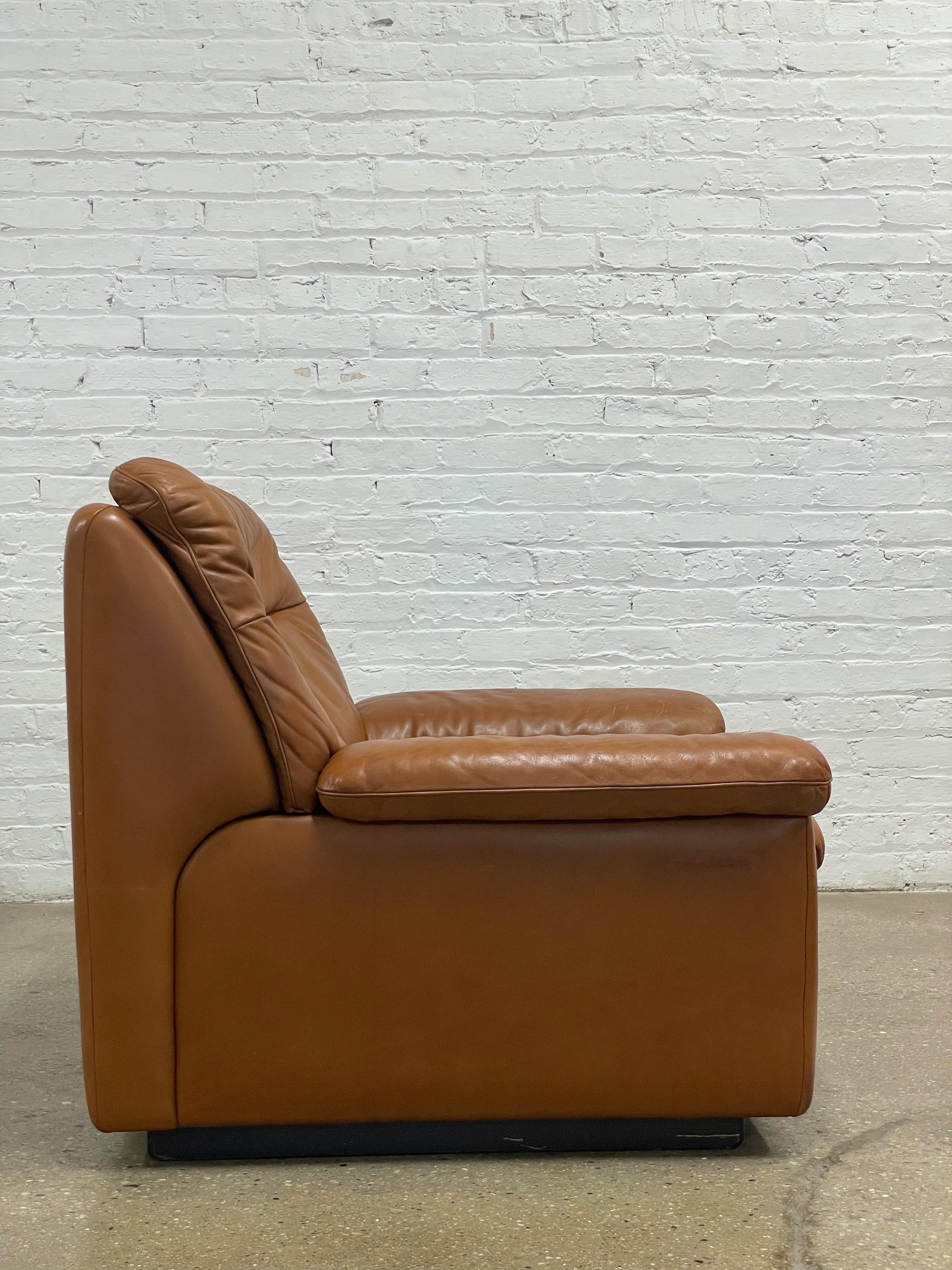 De Sede DS-66 Lounge Chairs in Cognac Leather 9