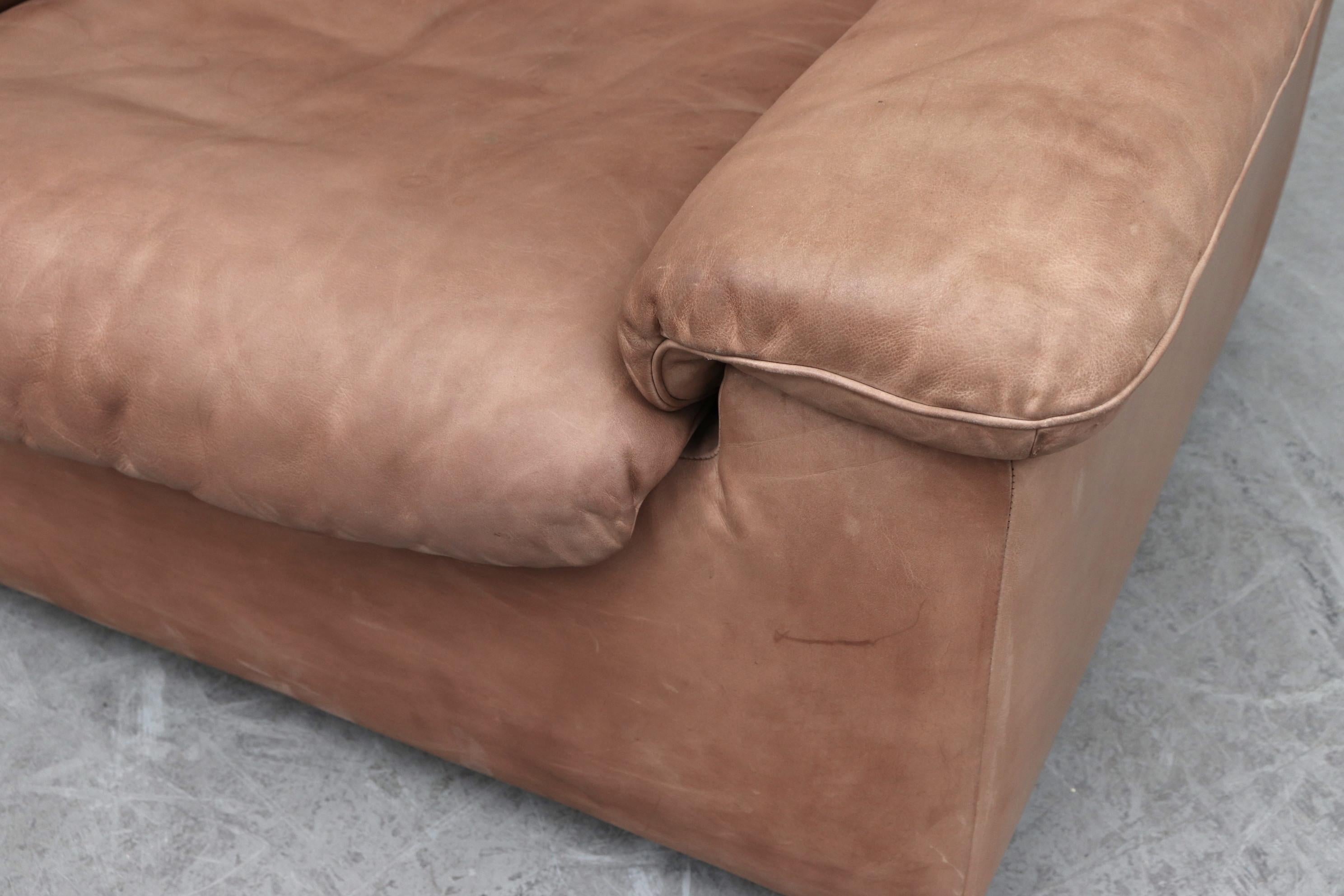 De Sede DS 66 Natural Leather Lounge Chair 5