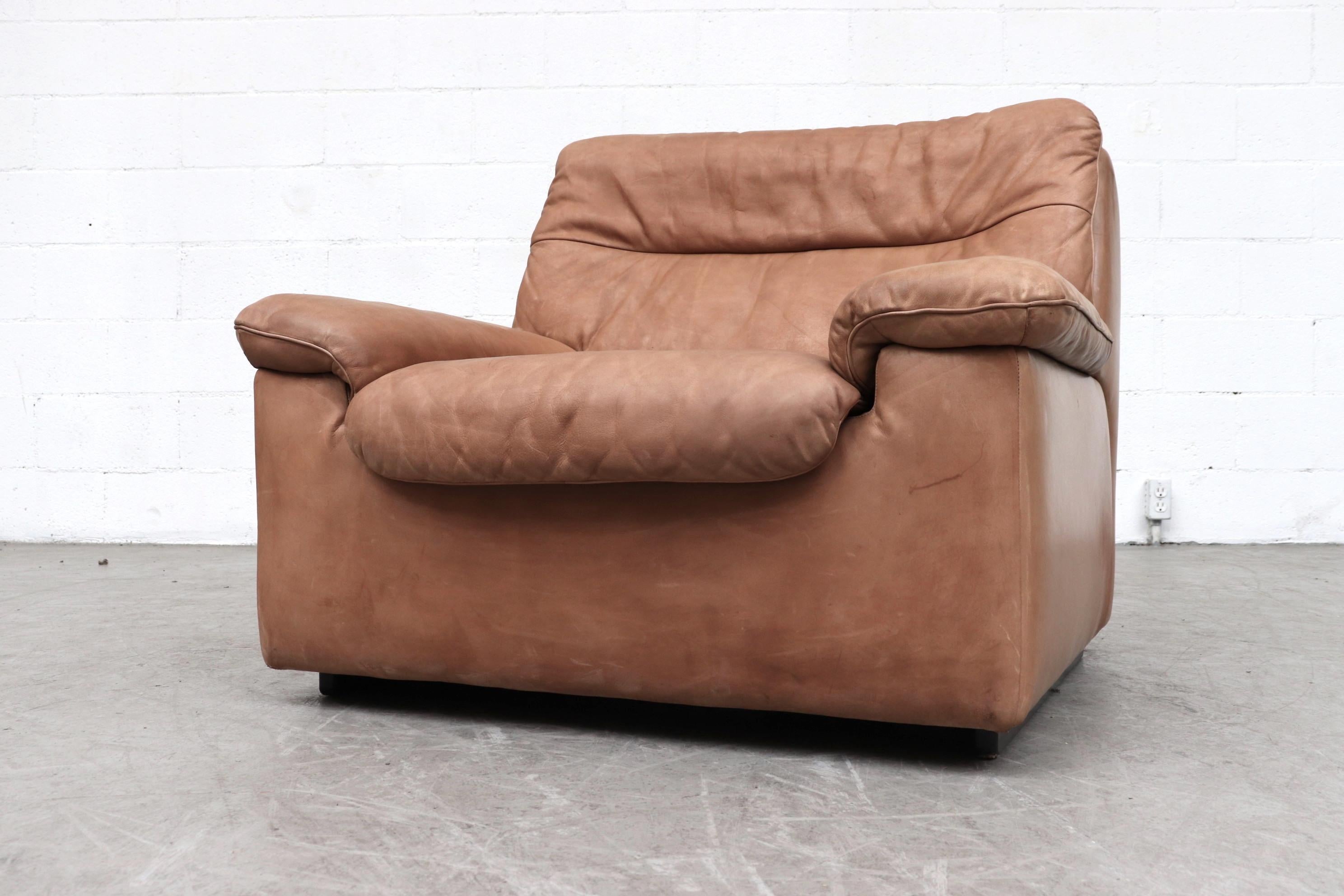 De Sede DS 66 Natural Leather Lounge Chair 1