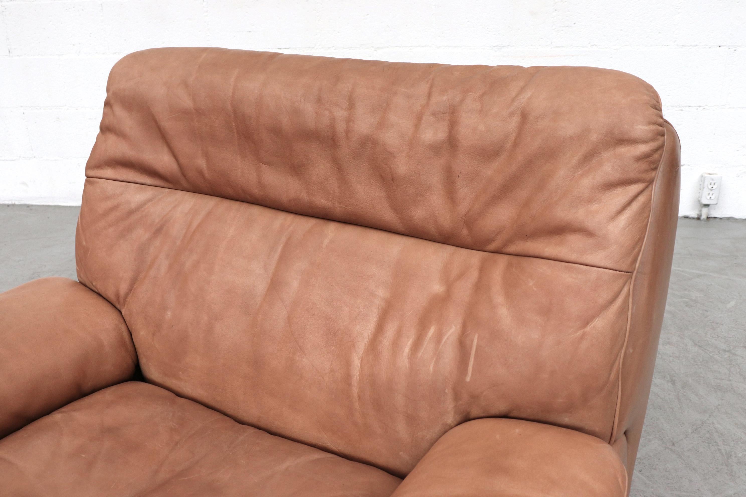 De Sede DS 66 Natural Leather Lounge Chair 2