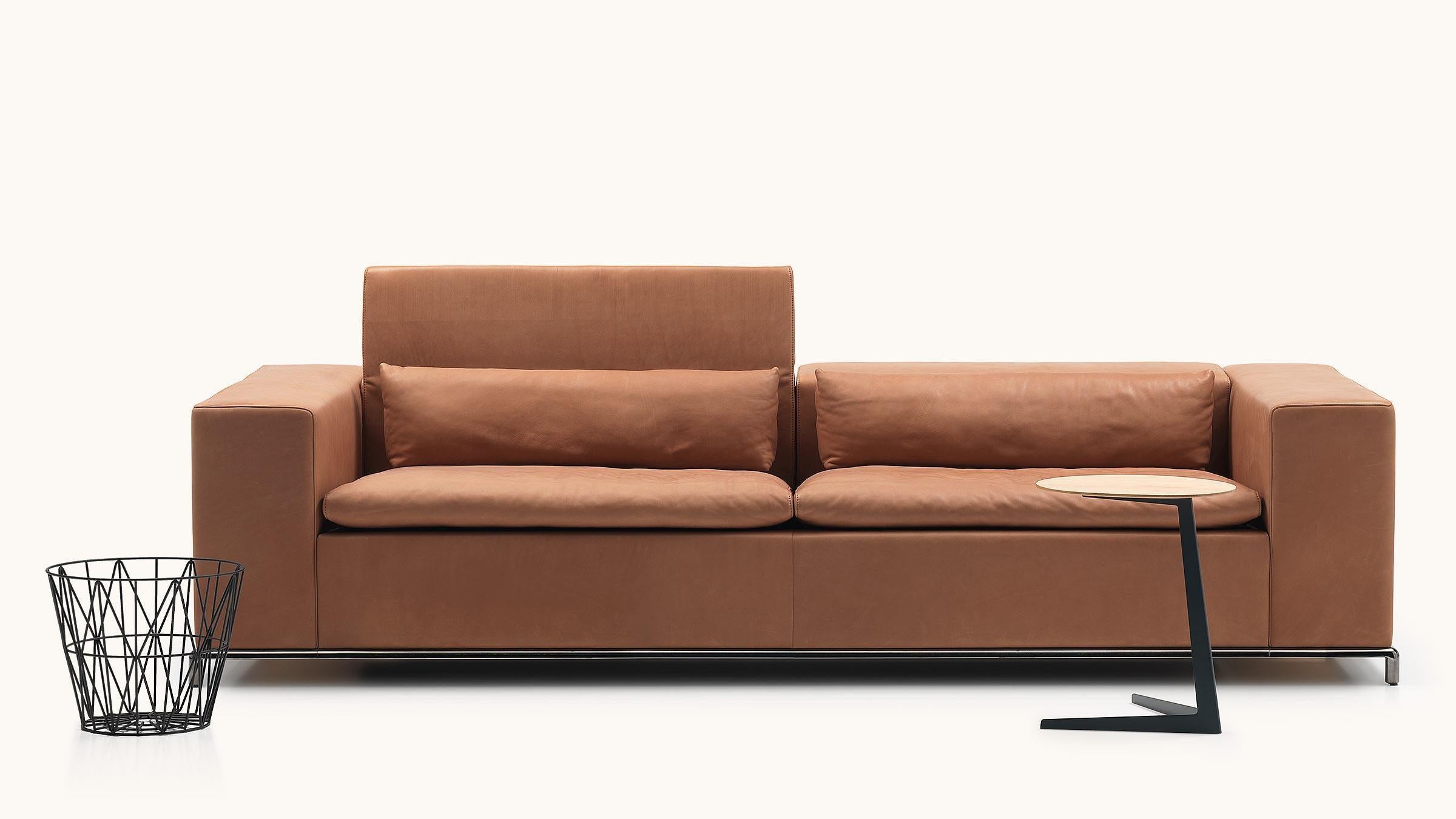 De Sede DS-7 Viersitzer-Sofa mit Nougat-Polsterung von Antonella Scarpitta (Moderne) im Angebot