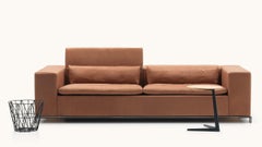 Divano a quattro posti De Sede DS-7 con tappezzeria Nougat di Antonella Scarpitta