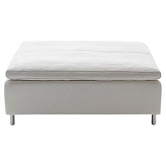 De Sede DS-7 Large Ottoman in Snow Upholstery by Antonella Scarpitta