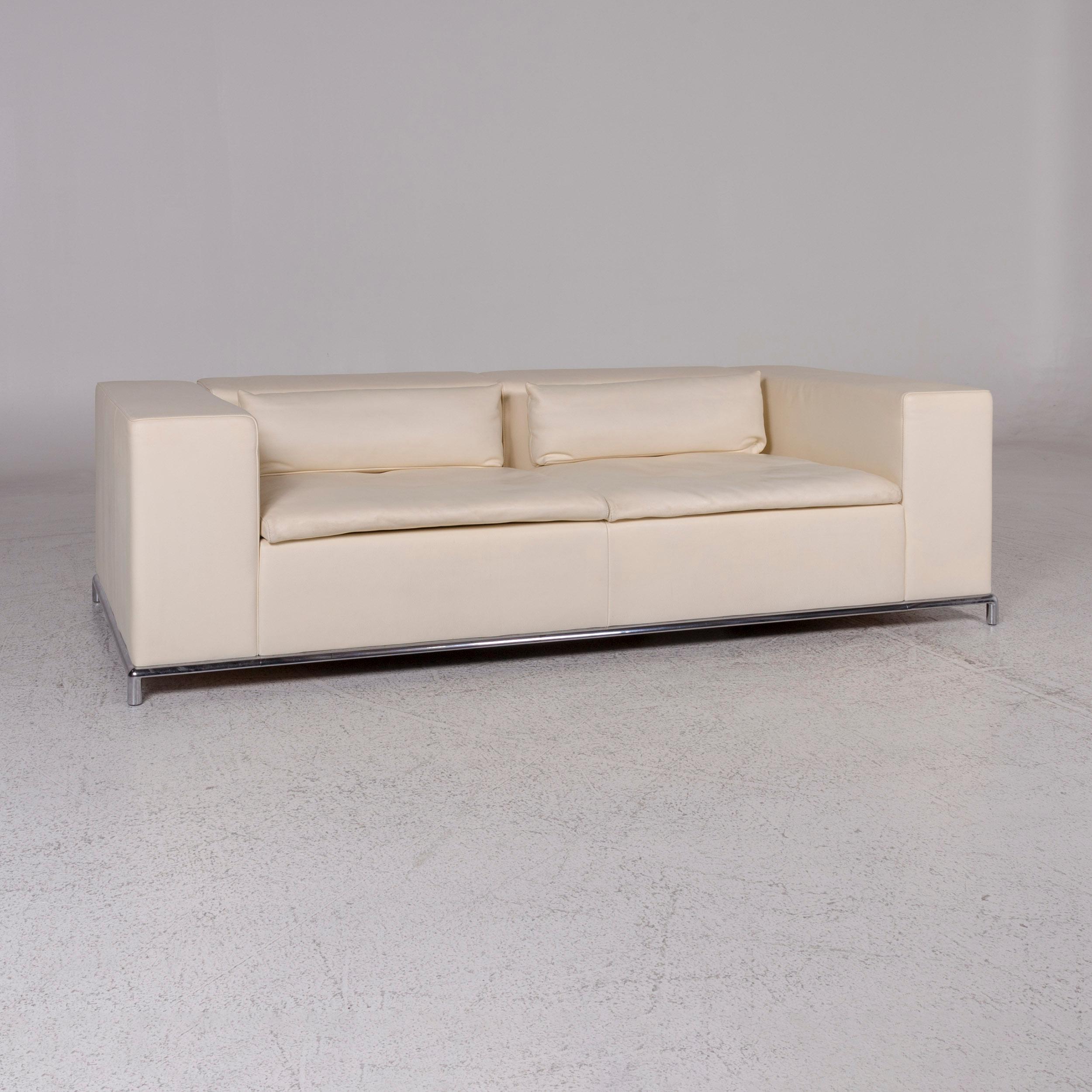 We bring to you a De Sede ds 7 leather sofa cream two-seat.

 
 Product measurements in centimeters:
 
Depth: 99
Width: 214
Height: 60
Seat-height: 40
Rest-height: 60
Seat-depth: 52
Seat-width: 158
Back-height: 20.
 