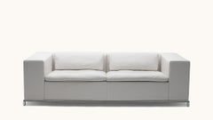De Sede DS-7 Three-Seat Sofa in Snow Upholstery by Antonella Scarpitta