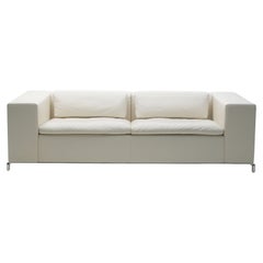 De Sede DS-7 Three-Seat Sofa in Snow Upholstery by Antonella Scarpitta