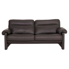 De Sede Ds 70 Leather Sofa Anthracite Two-Seater Gray
