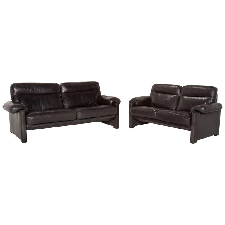 Fauteuil De Sede DS270 Cuir Vert - Avec Repose-pieds - Design Suisse - Bon état