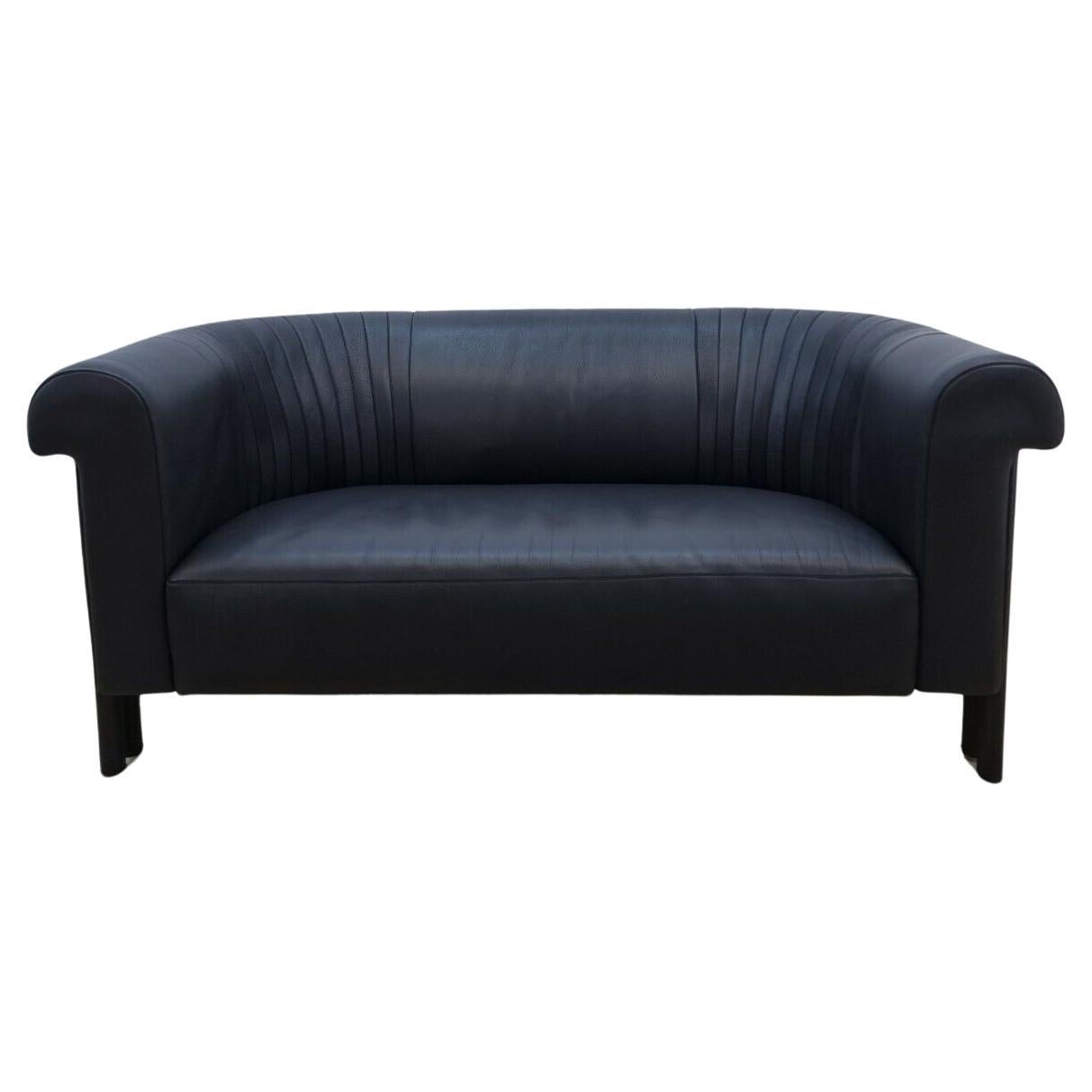 De Sede ds 700 Zweisitzer Designersofa Echtledersofa  schwarz Swissmade Vinatge